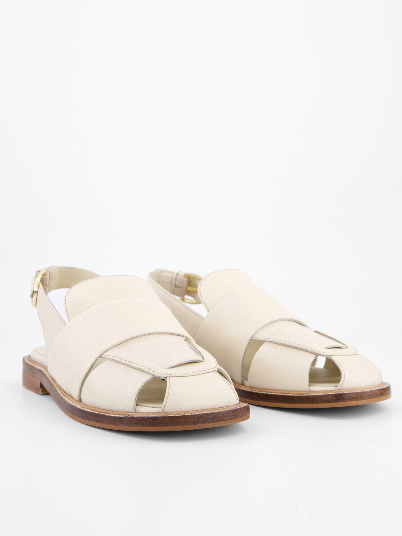 Image 6 of 7 of FREE PEOPLE Libby Fisher Flat - Cream