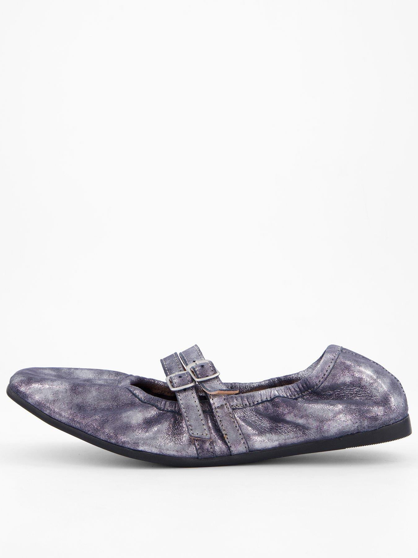 FREE PEOPLE Gemini Ballet Flat - Silver