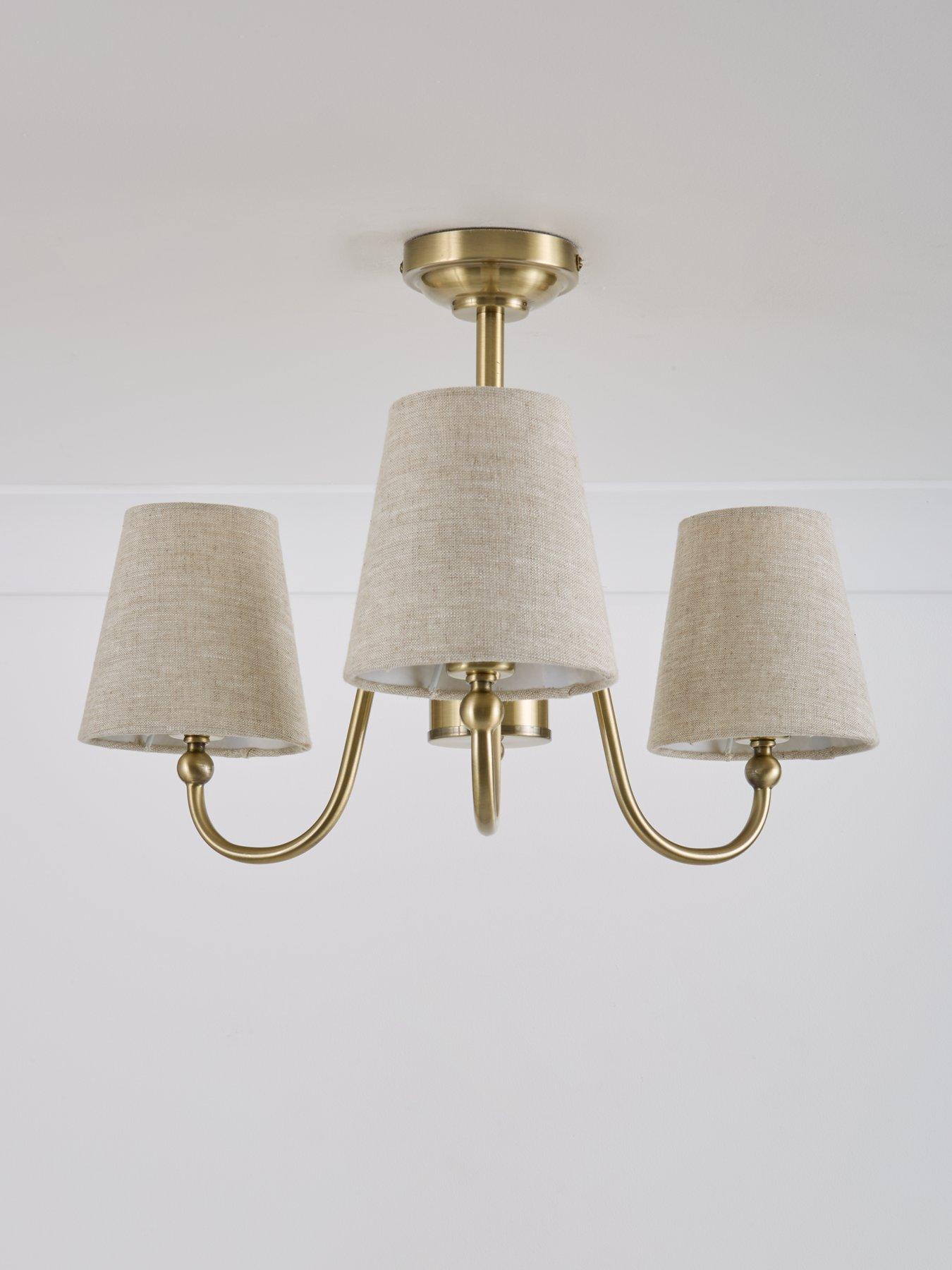 Very Home Heritage 3 Light Semi-Flush