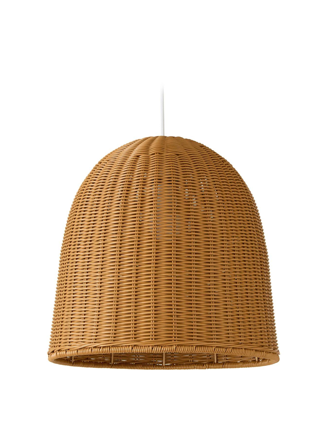 Michelle Keegan Home Mk Rattan Easy Fit Shade With Poly Material 40Cm ...