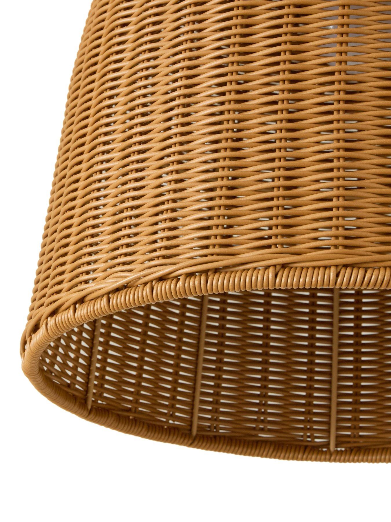 Michelle Keegan Home Mk Rattan Easy Fit Shade With Poly Material 40Cm ...