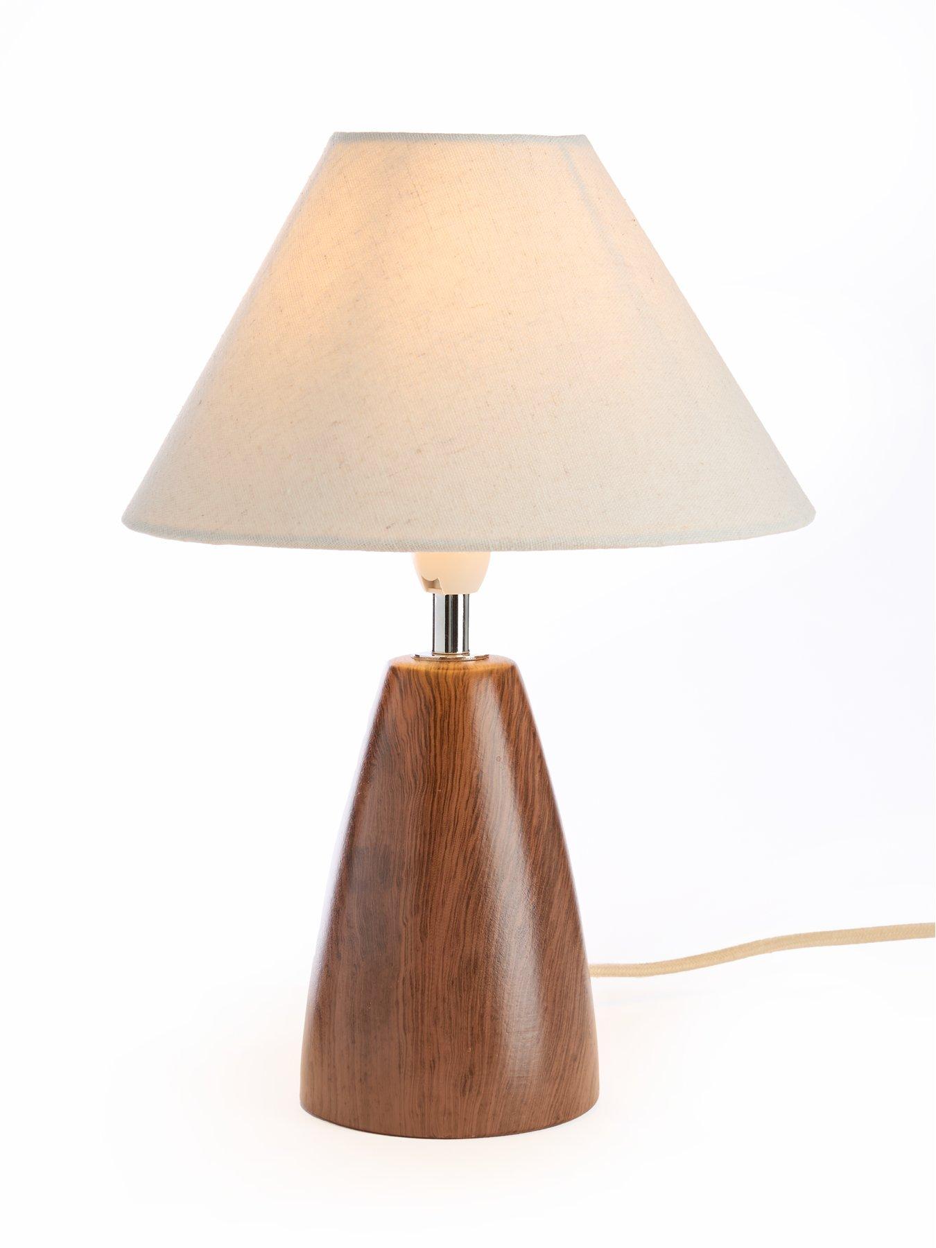 Image 3 of 6 of Very Home Wood Effect Table Lamp