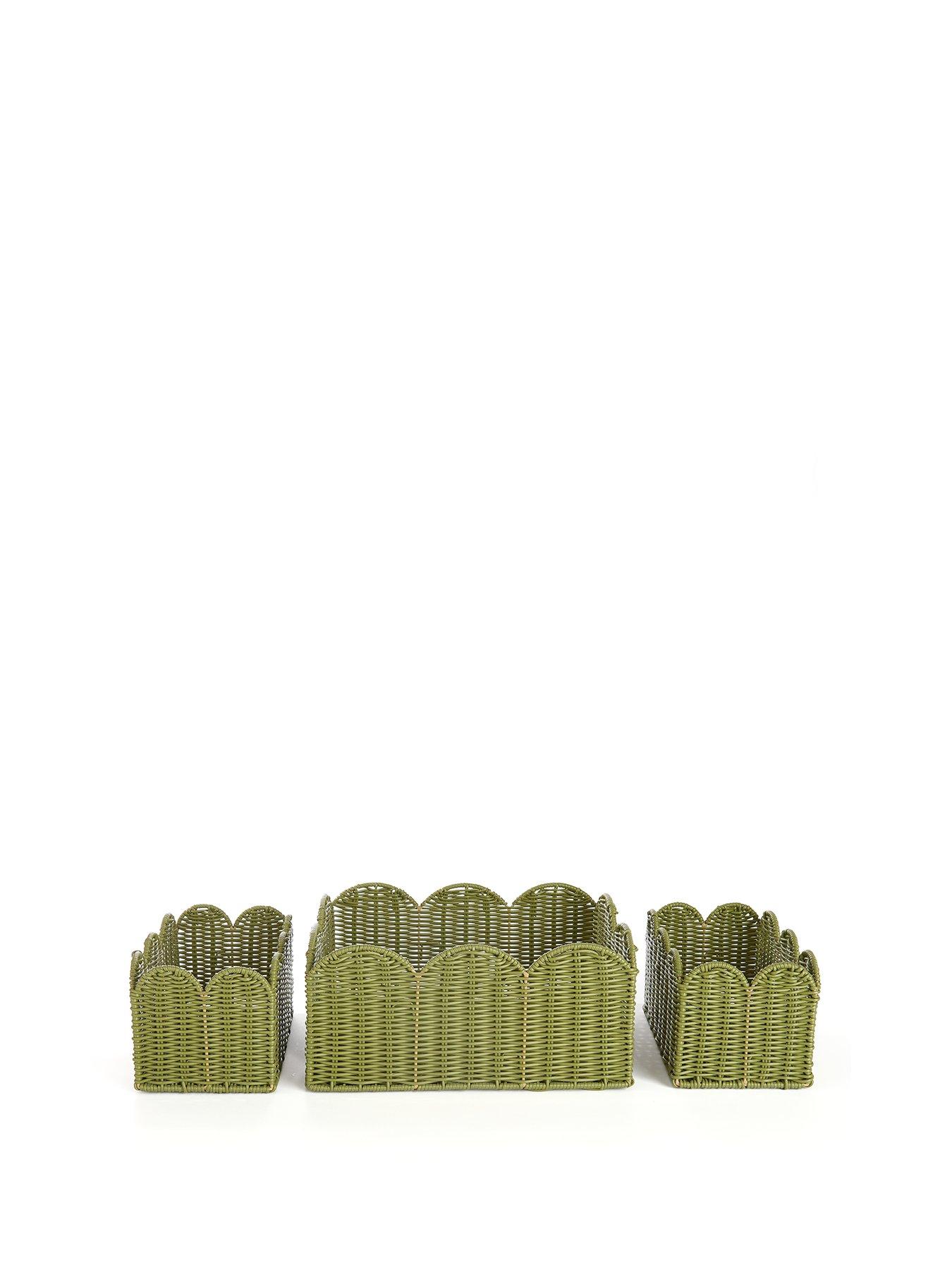 Image 2 of 7 of The Very Collection Set of 3 Scallop Storage Baskets