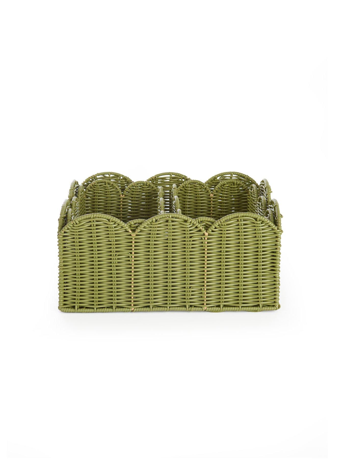 Image 4 of 7 of The Very Collection Set of 3 Scallop Storage Baskets