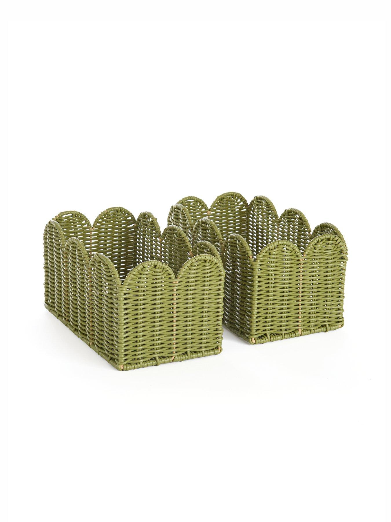 Image 5 of 7 of The Very Collection Set of 3 Scallop Storage Baskets