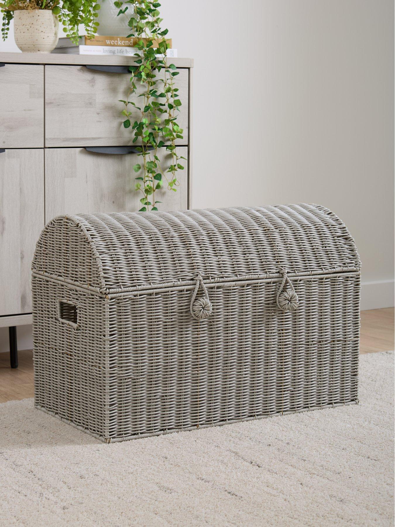 Very Home Medium Poly Rattan Storage Chest