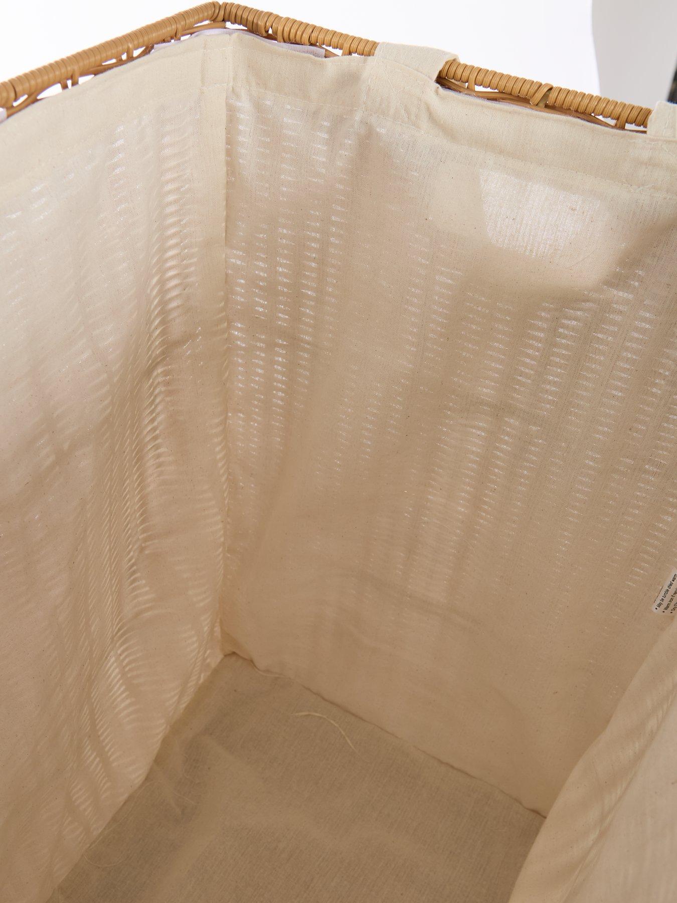 Image 7 of 7 of The Very Collection Scallop Chest Laundry Basket