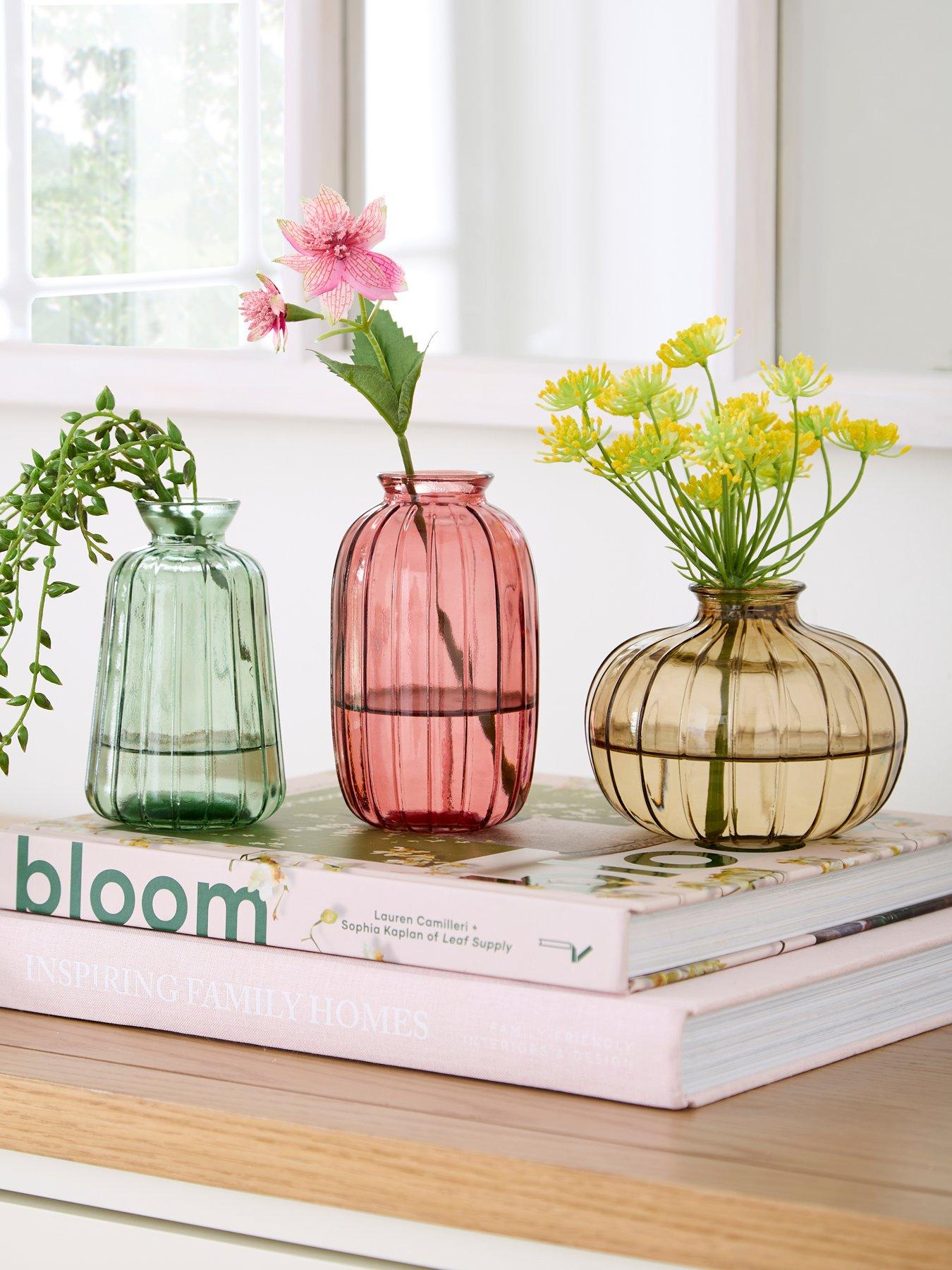 The Very Collection Rustic Harmony Set of 3 Bud Vases