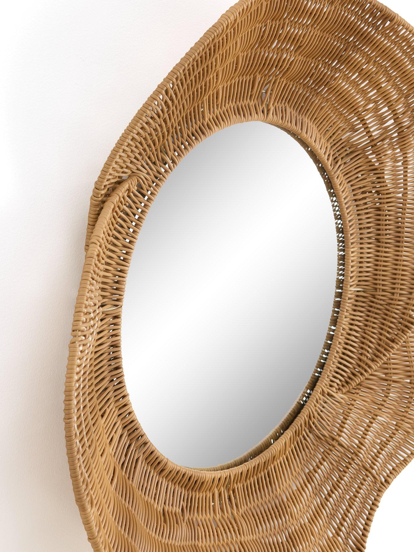 Image 4 of 6 of The Very Collection Abstract Wall Mirror 70cm