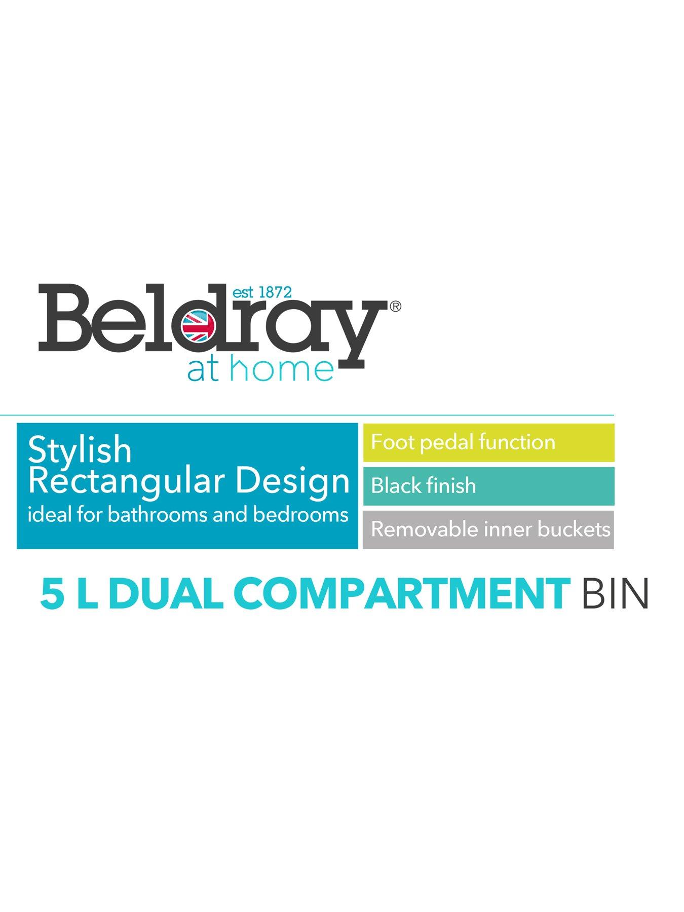 Image 4 of 4 of Beldray <p>5-Litre Dual Compartment Bin - Black</p>