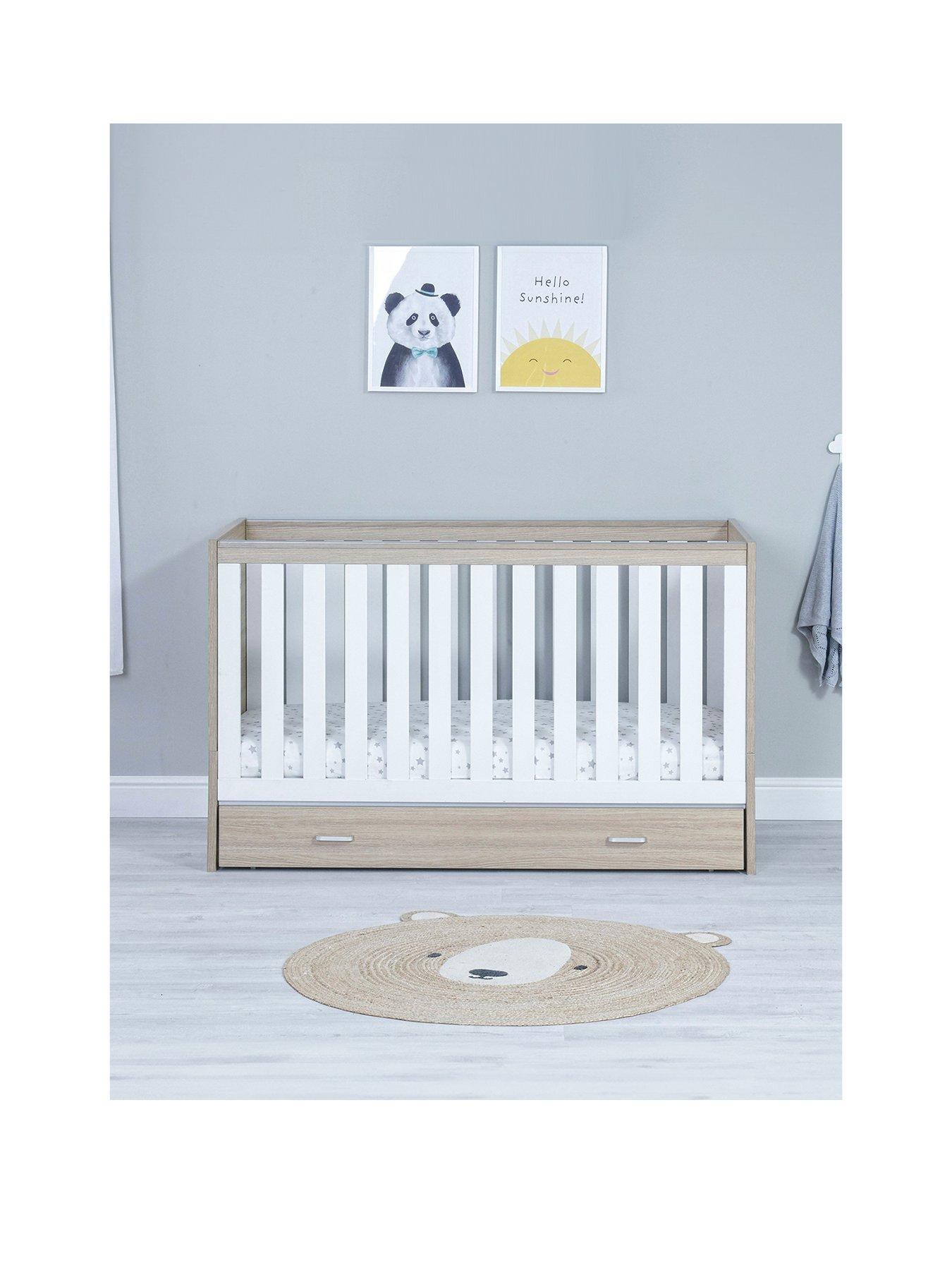 babymore-veni-cot-bed-with-drawer-oak-whitestillFront
