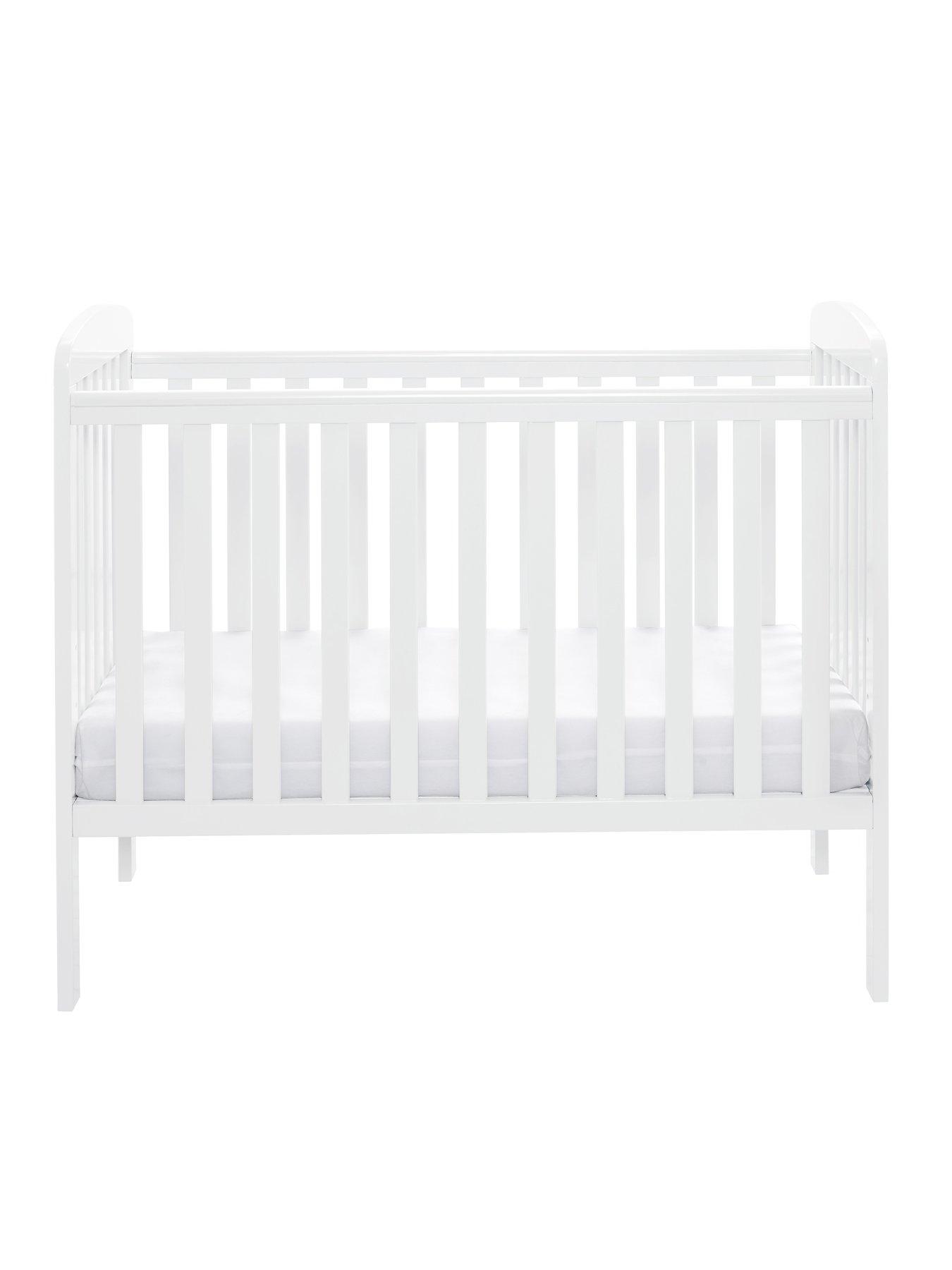 Image 4 of 8 of Babymore Space Saver Cot - White