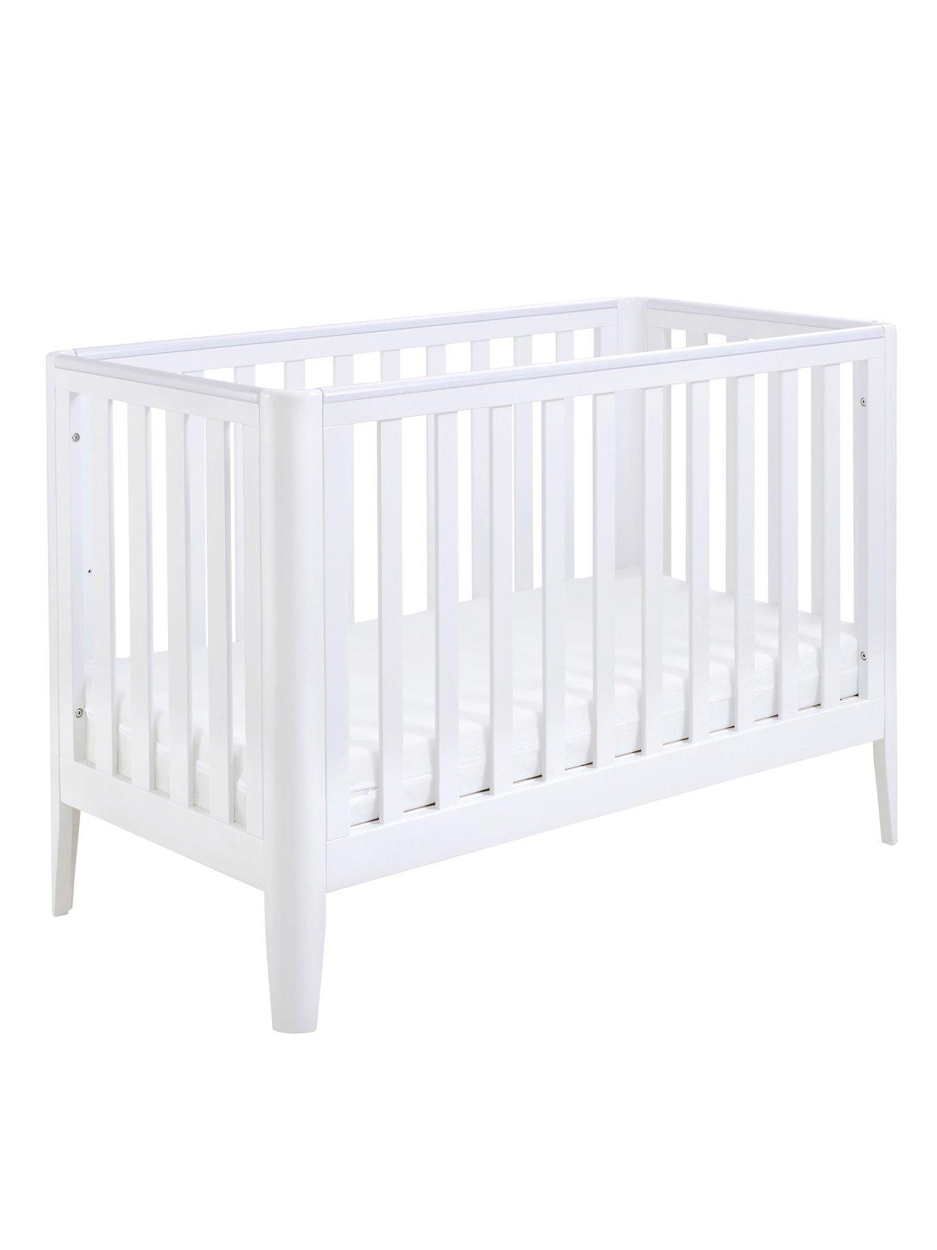 Image 7 of 8 of Babymore Iris Cot Bed - White