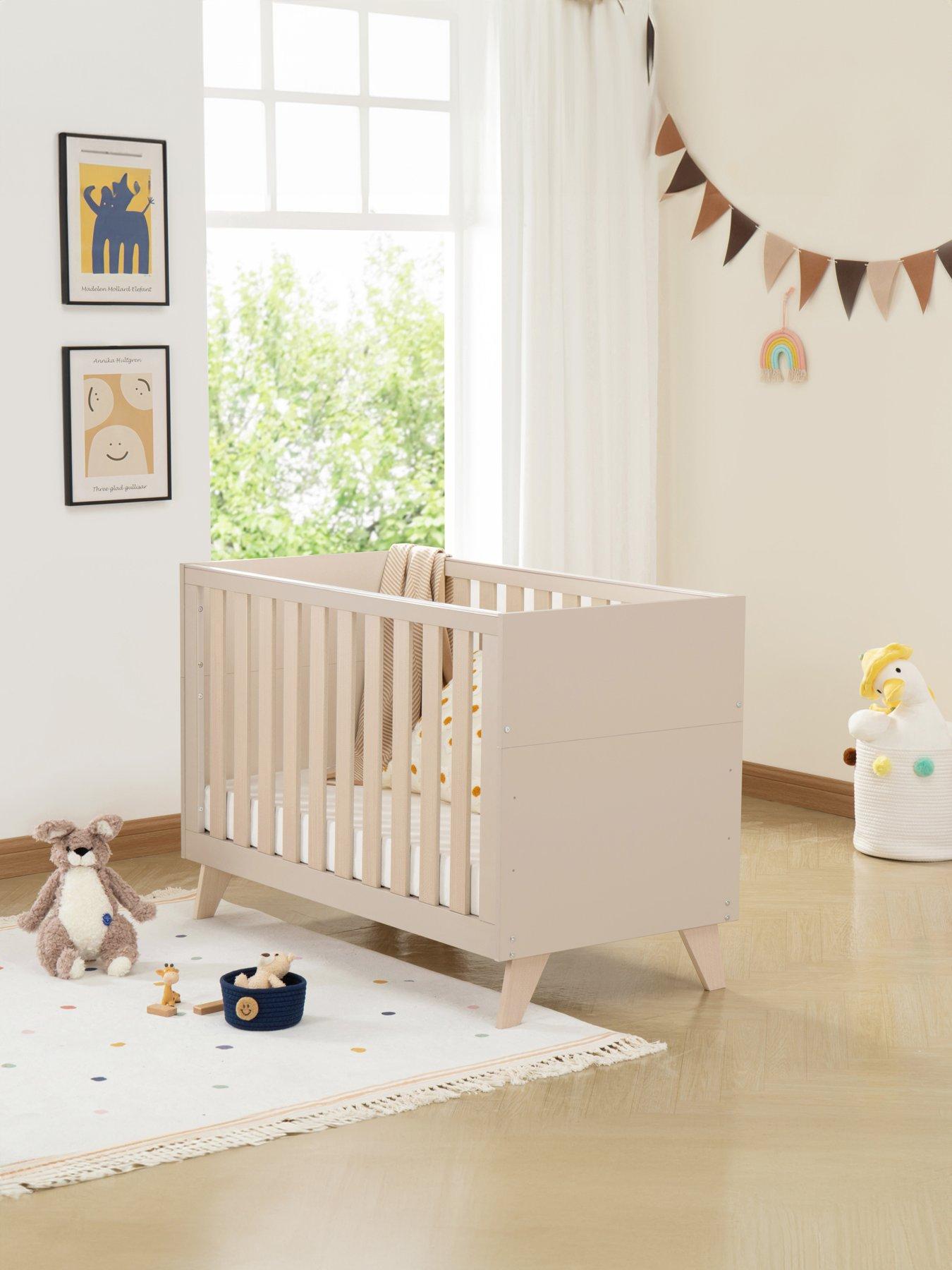 undefined Dante Mini Cot Bed - Cashmere