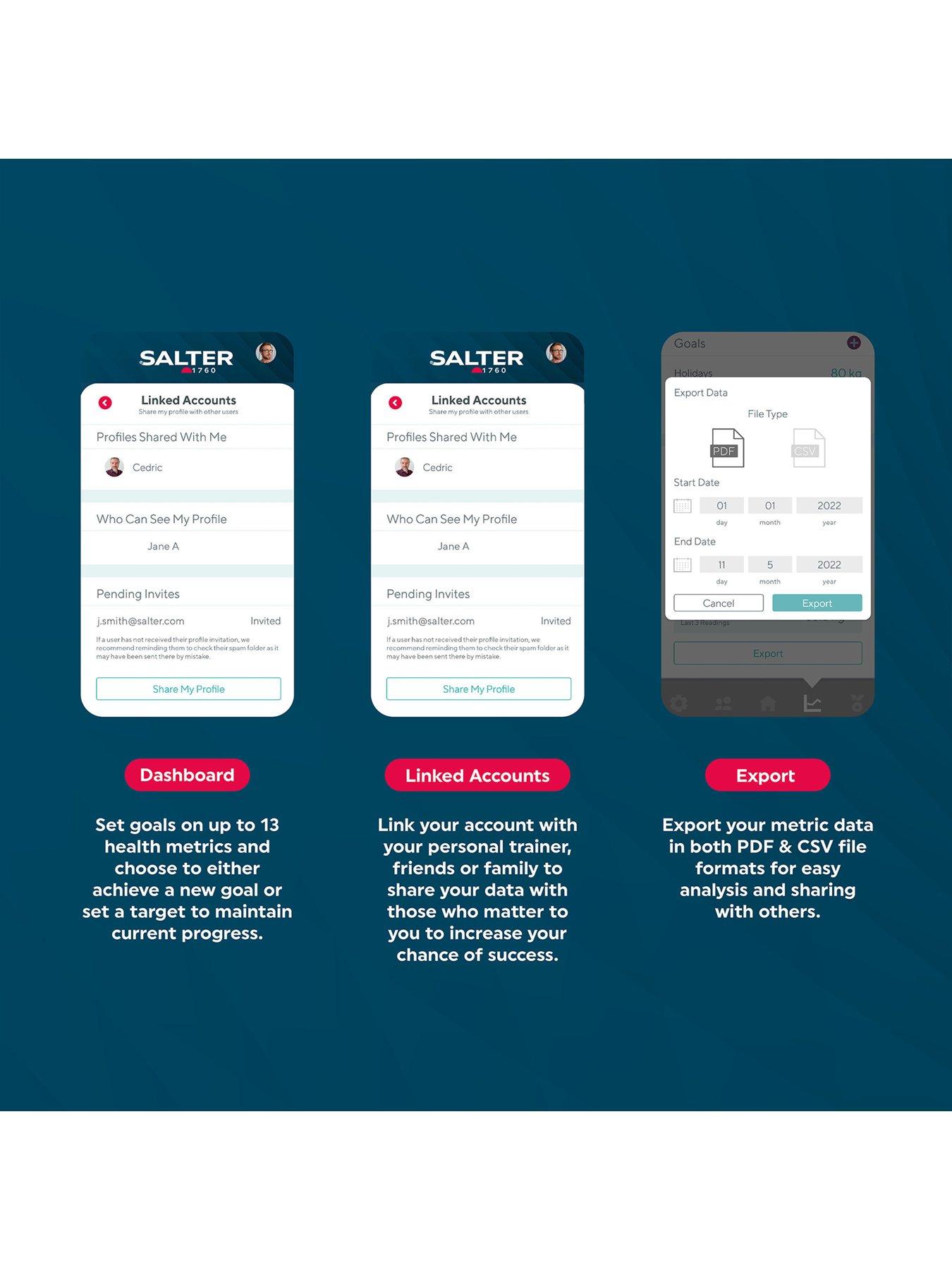Image 6 of 7 of Salter Bluetooth Smart Scale