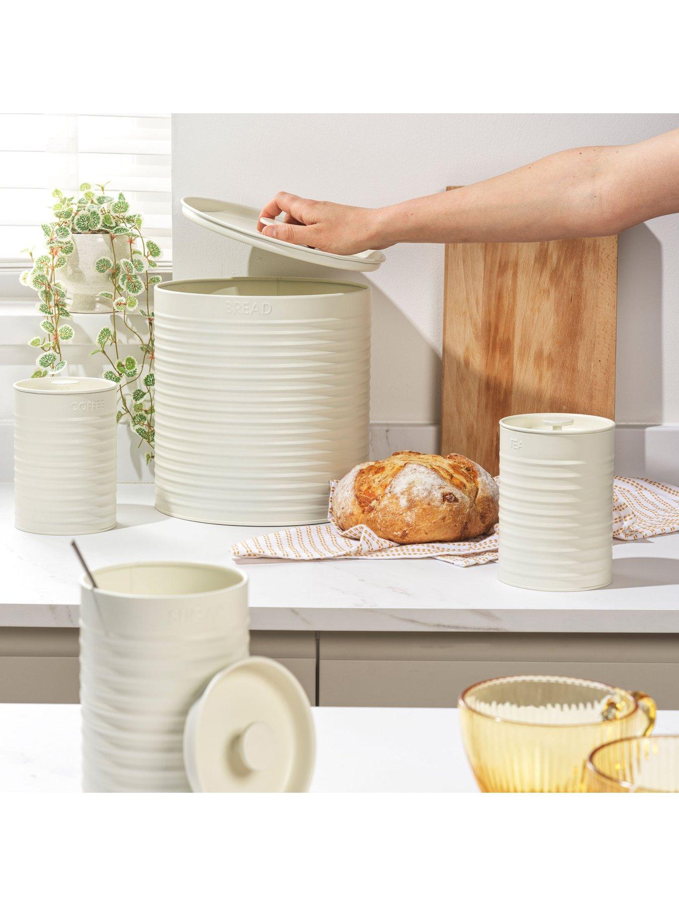 Image 4 of 6 of Russell Hobbs Ribbed 4 Piece Countertop Set