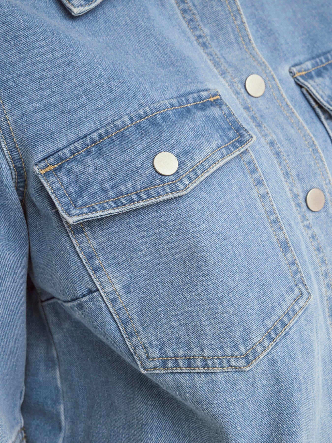 only-short-sleeve-denim-shirt-light-blueoutfit