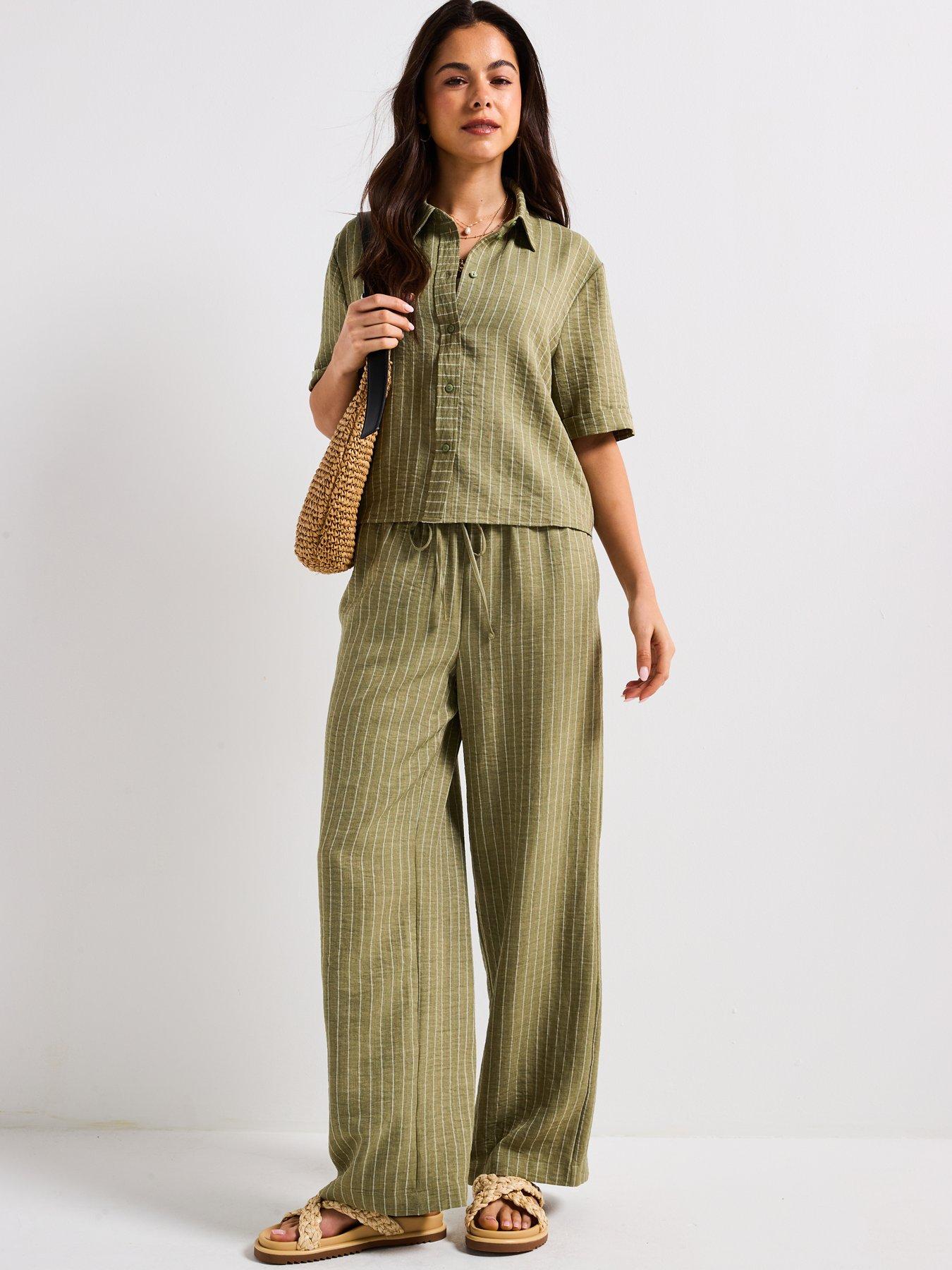 Image 3 of 5 of JDY Mid Waist Wide Leg Trouser - Multi
