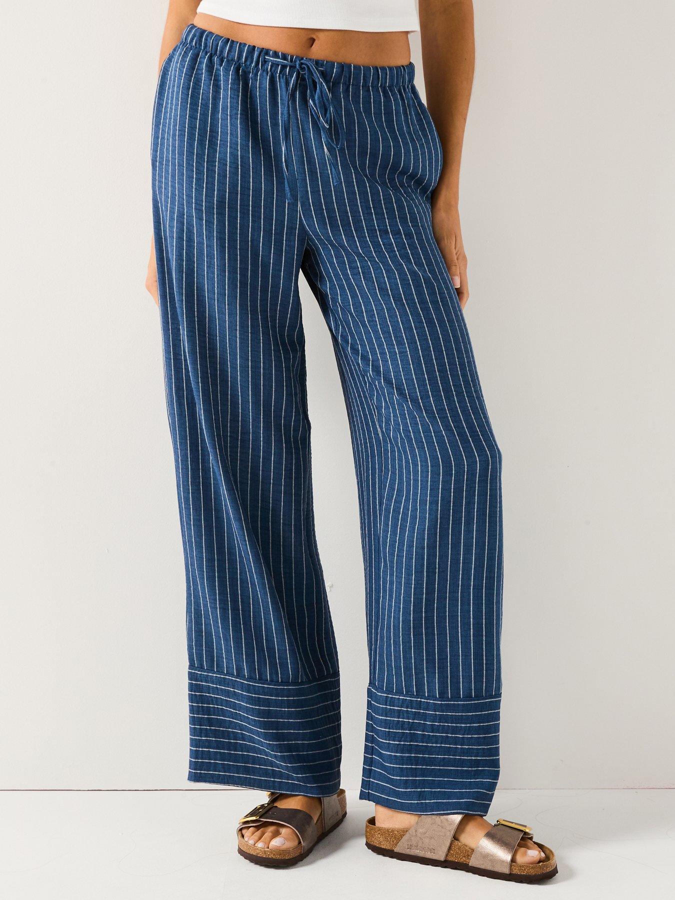 undefined Drawstring Loose Trousers - Multi