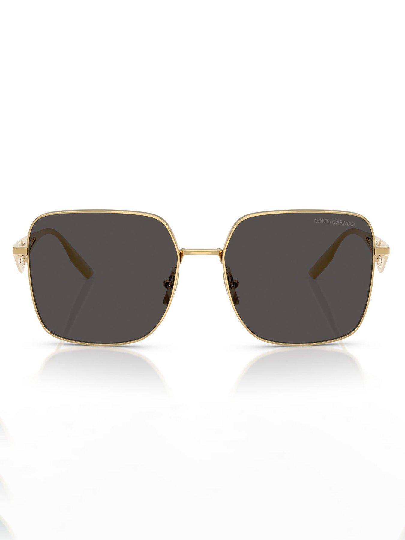 Image 3 of 4 of Dolce & Gabbana 0Dg2310 Square Sunglasses - Gold