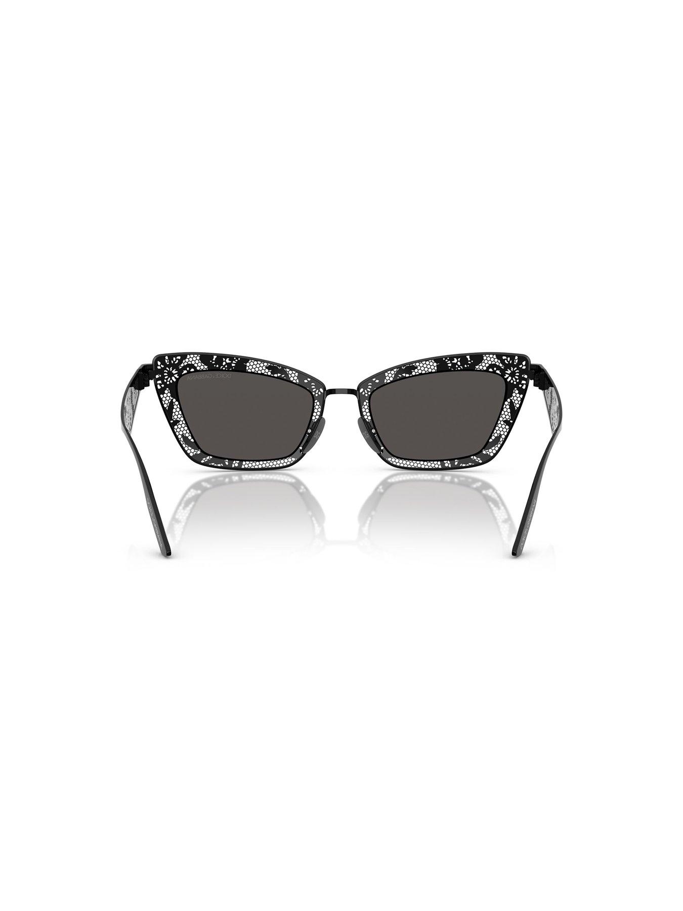 Image 4 of 4 of Dolce & Gabbana 0Dg2311 Cat Eye Sunglasses - Black