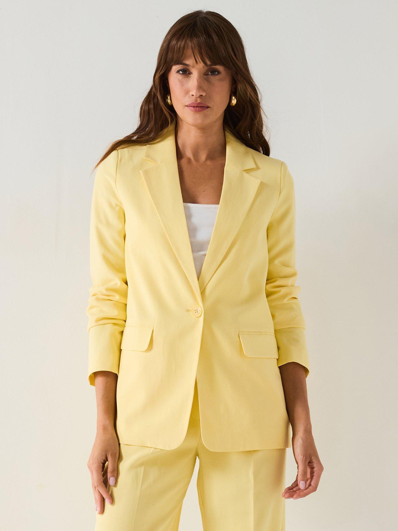Blazer Kleding Only Vero Moda Vero Moda Loose Fit Blazer Yellow