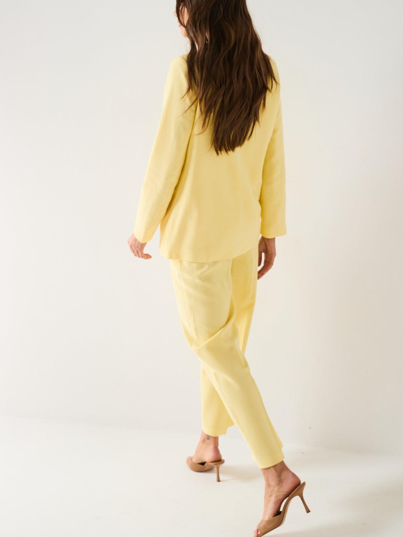 Image 5 of 6 of Vero Moda Loose Fit Blazer - Yellow
