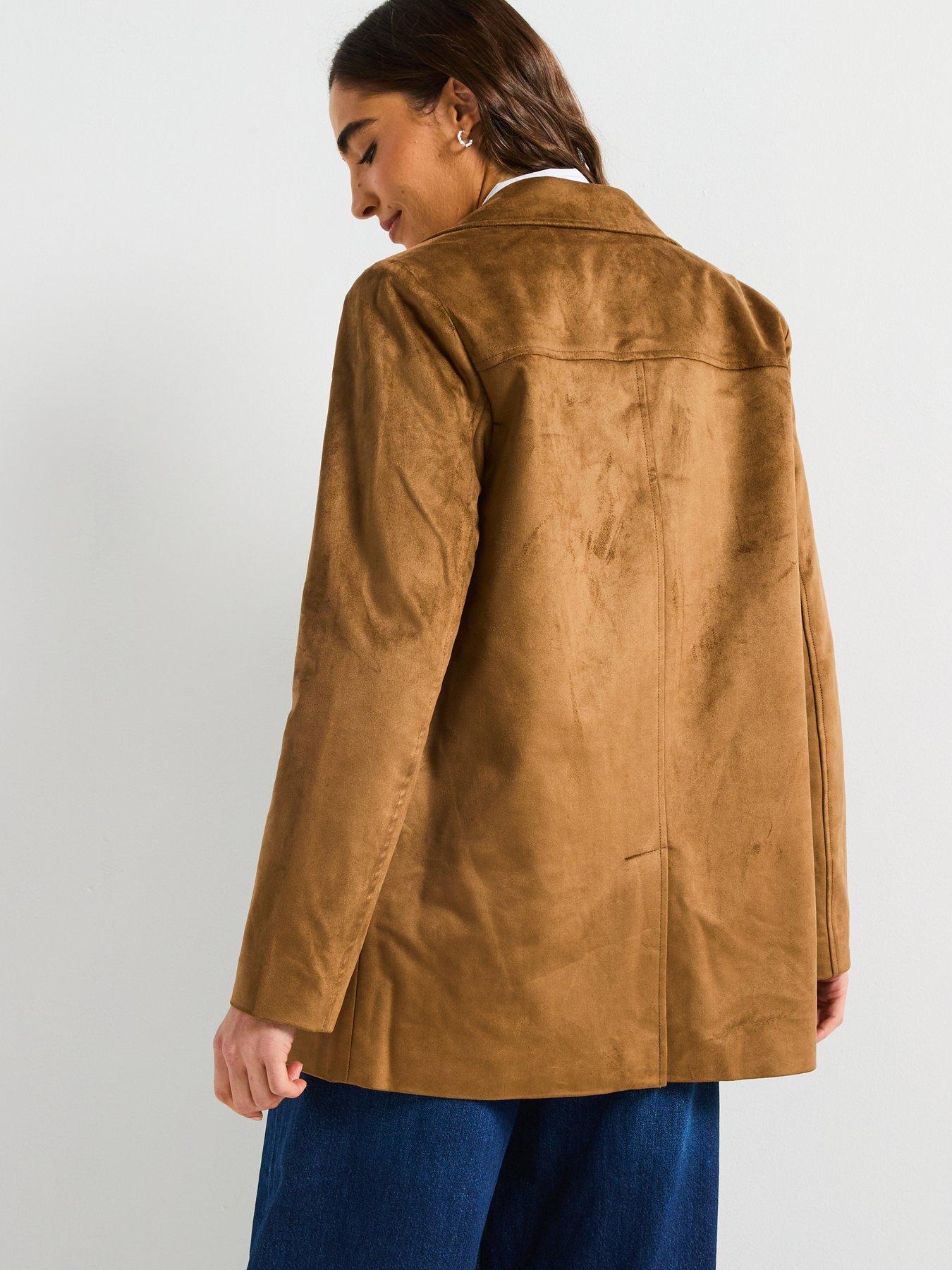 only-faux-suede-blazer-brownstillFront