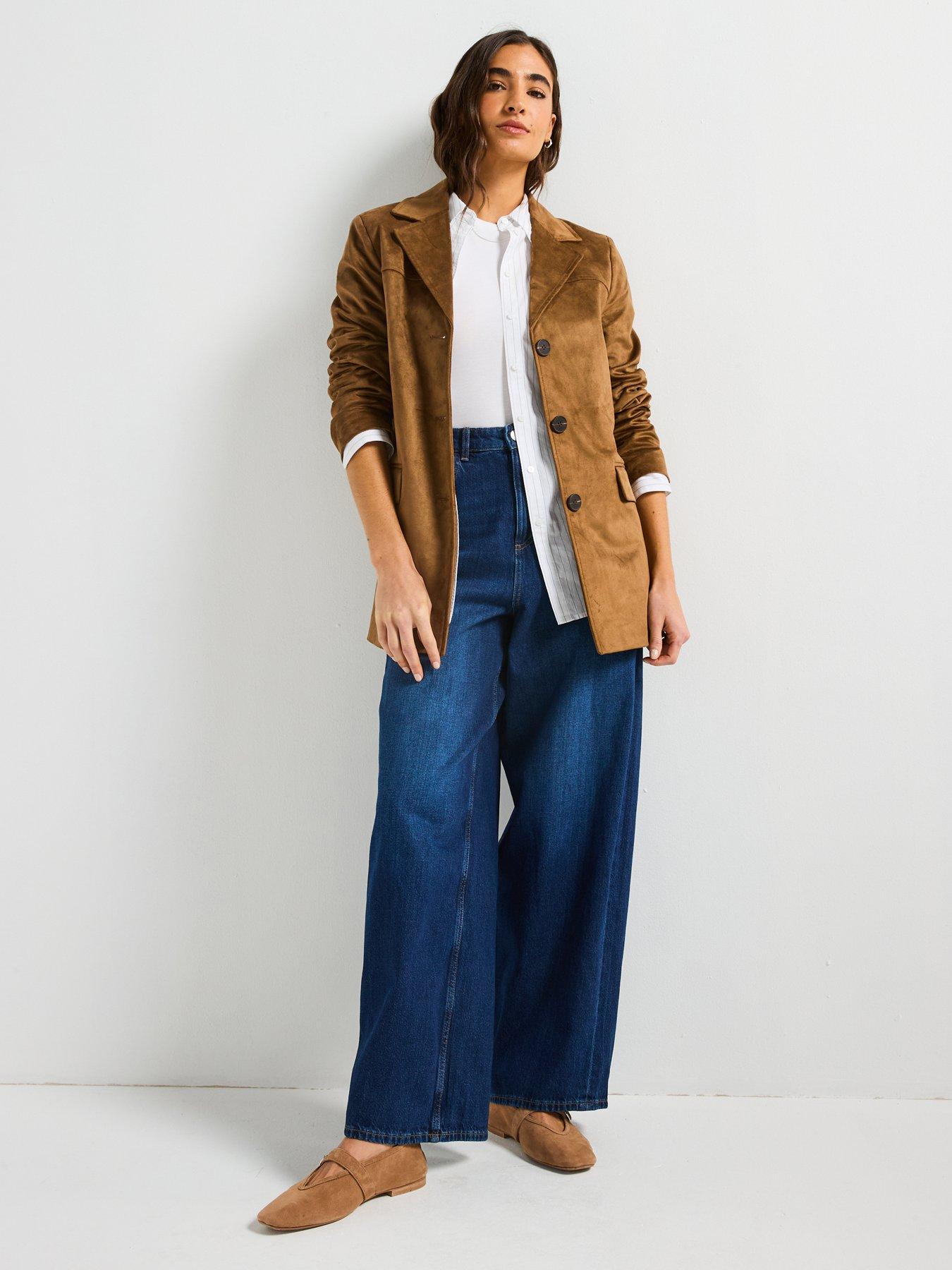 only-faux-suede-blazer-brownback