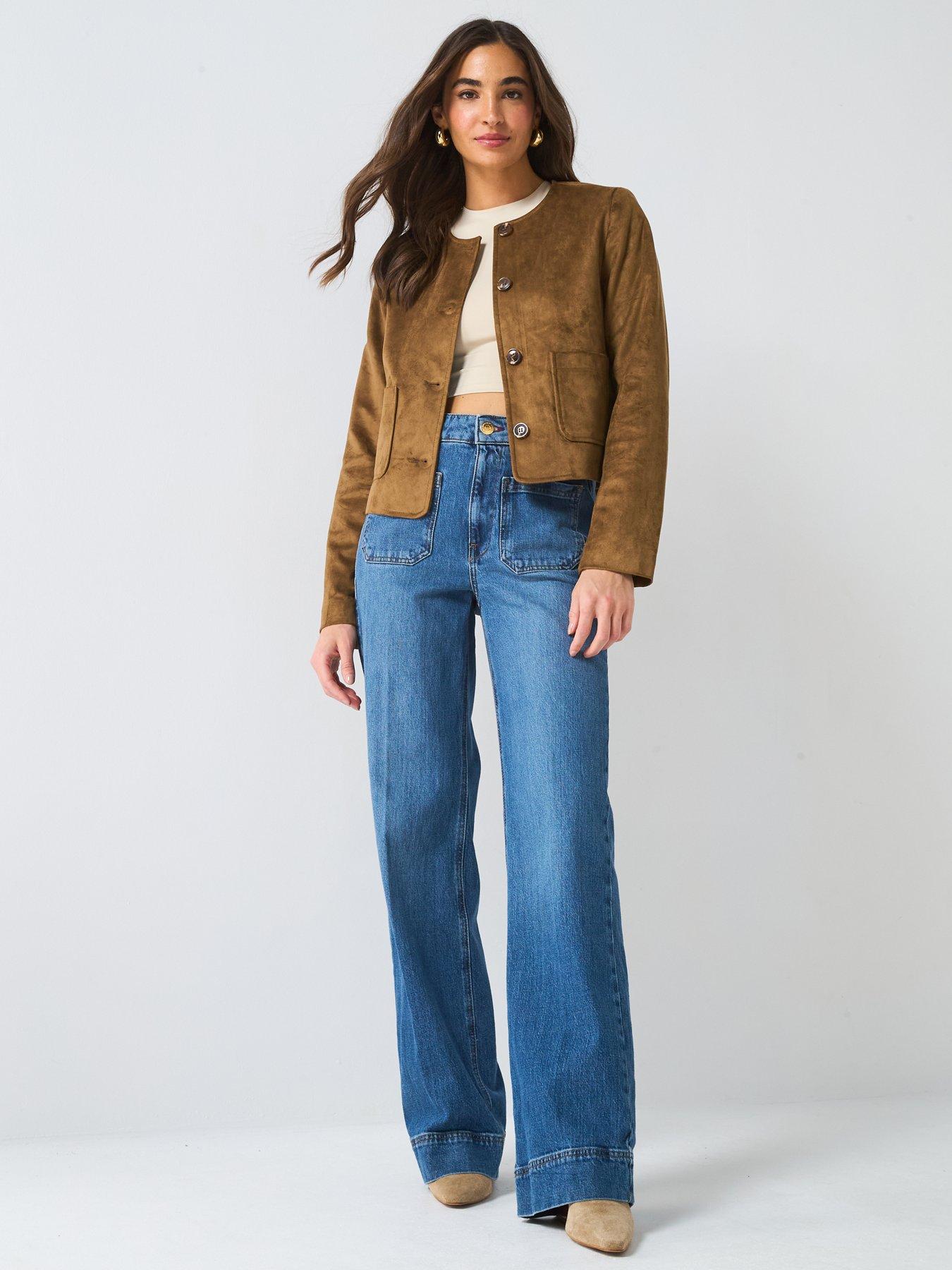 only-faux-suede-button-jacket-brownback