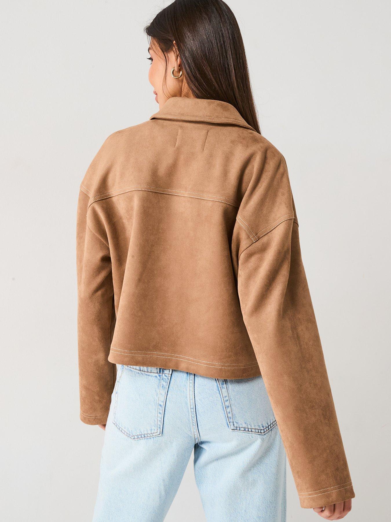only-faux-suede-jacket-brownstillFront