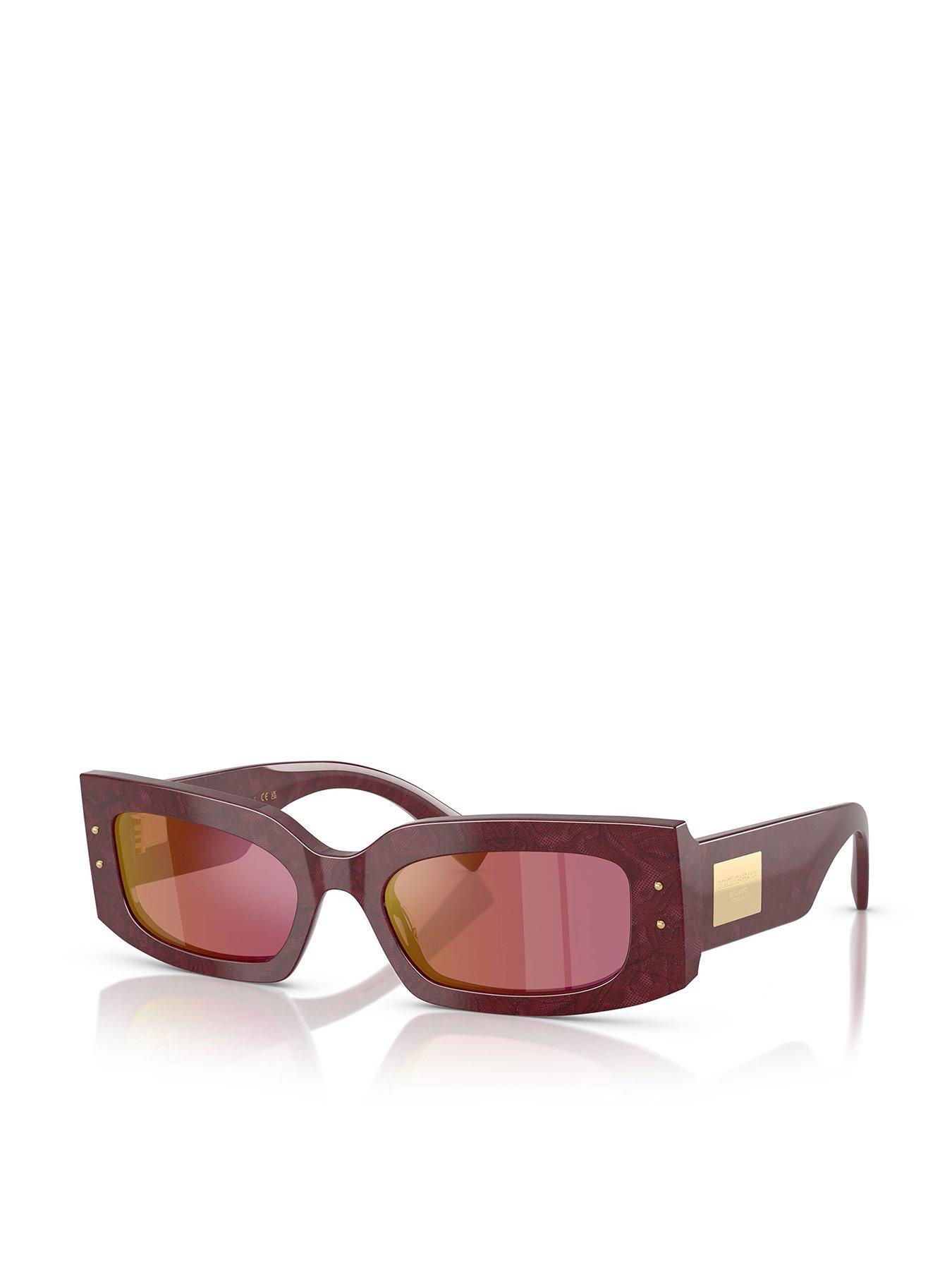 Dolce & Gabbana 0Dg4479 Rectangle Sunglasses - Brown