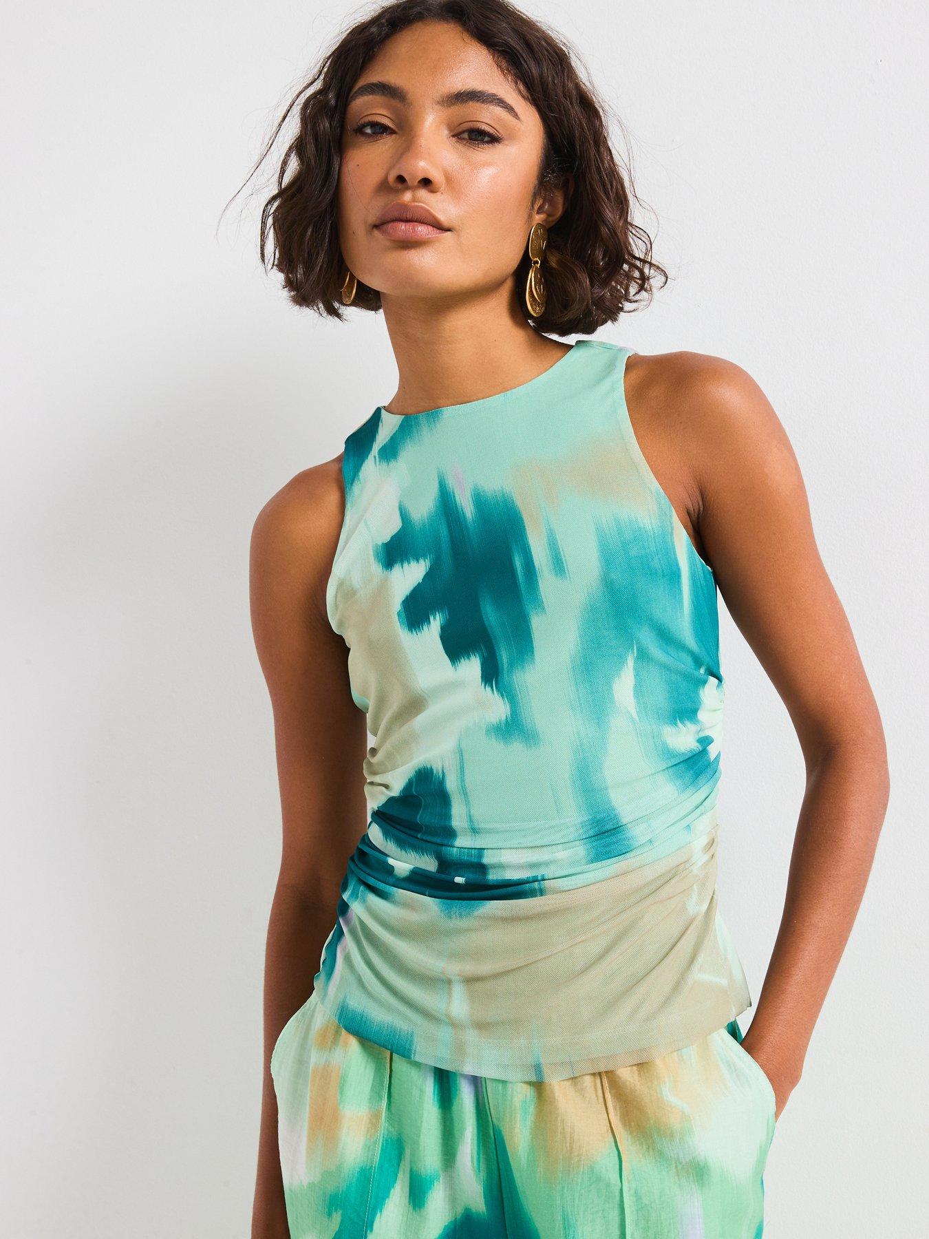 Image 1 of 6 of Rouge Round Neck Top - Multi