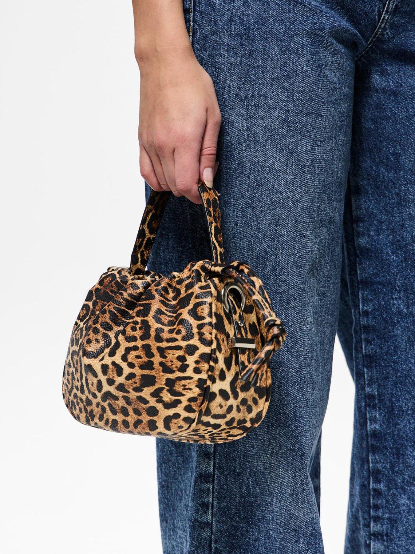 Image 5 of 5 of PIECES Leopard Print Bag - Multi