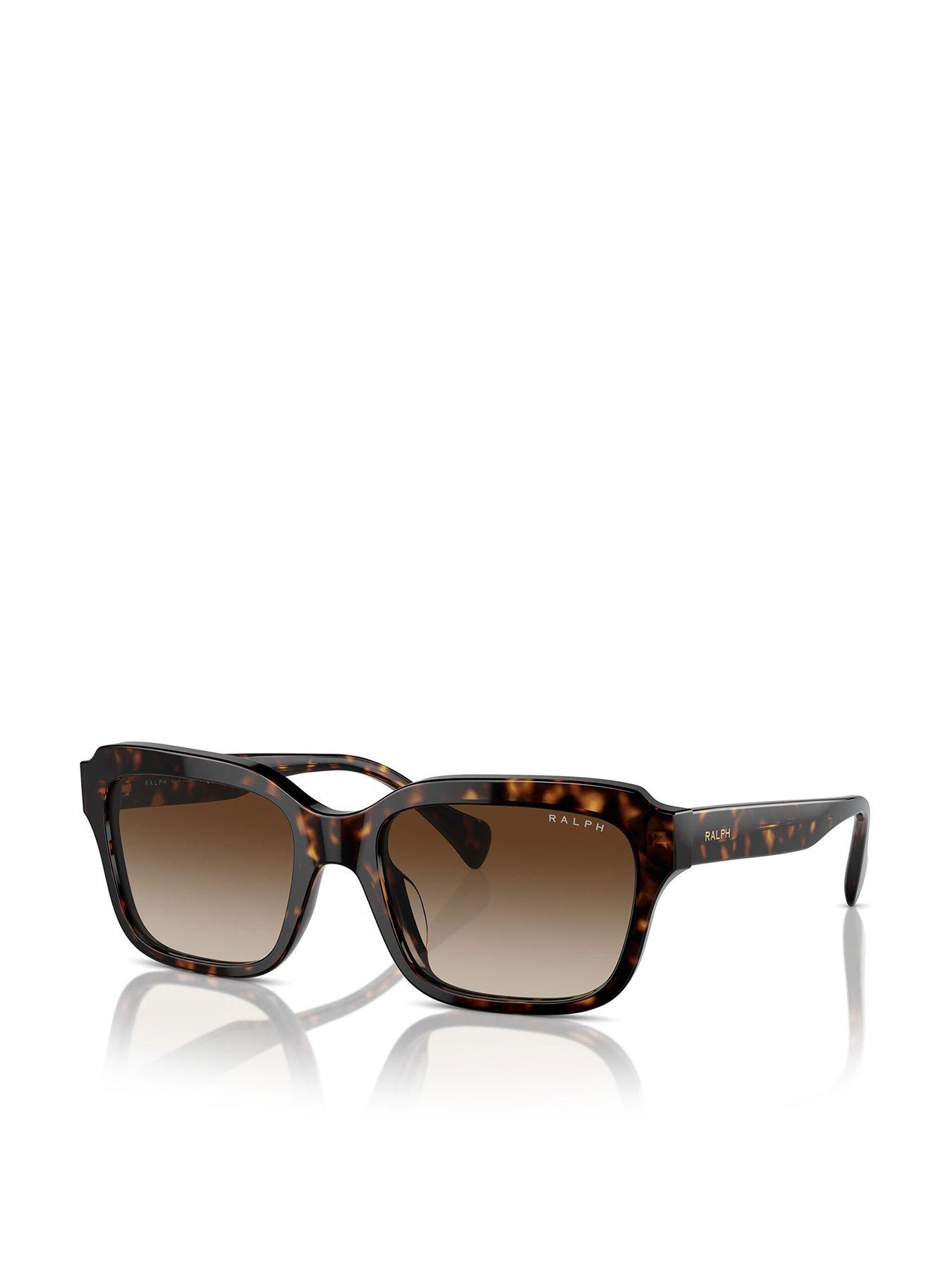 Image 1 of 4 of Ralph 0Ra5312U Rectangle Sunglasses - Brown