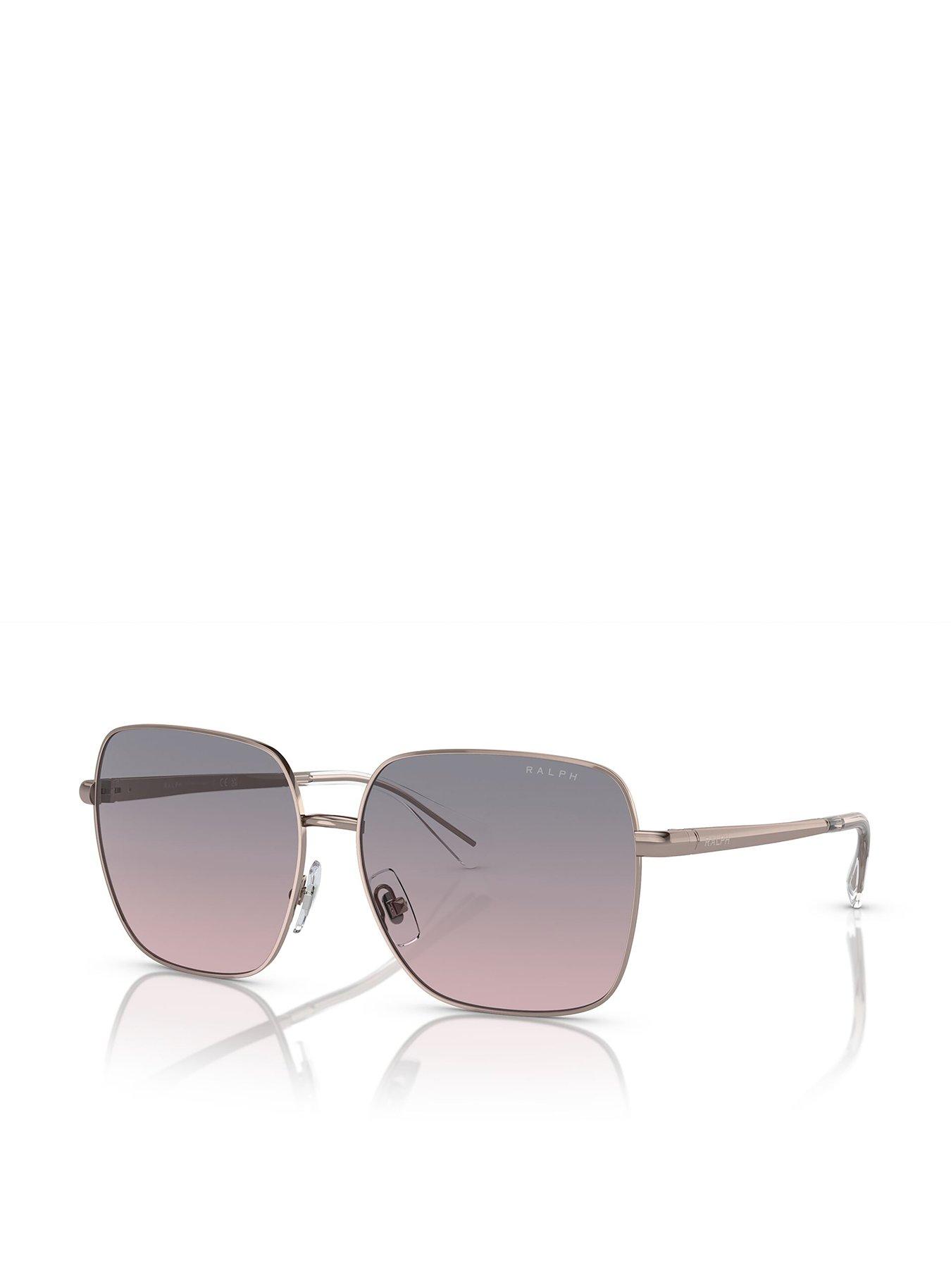Image 1 of 4 of Ralph Square Sunglasses - Silver