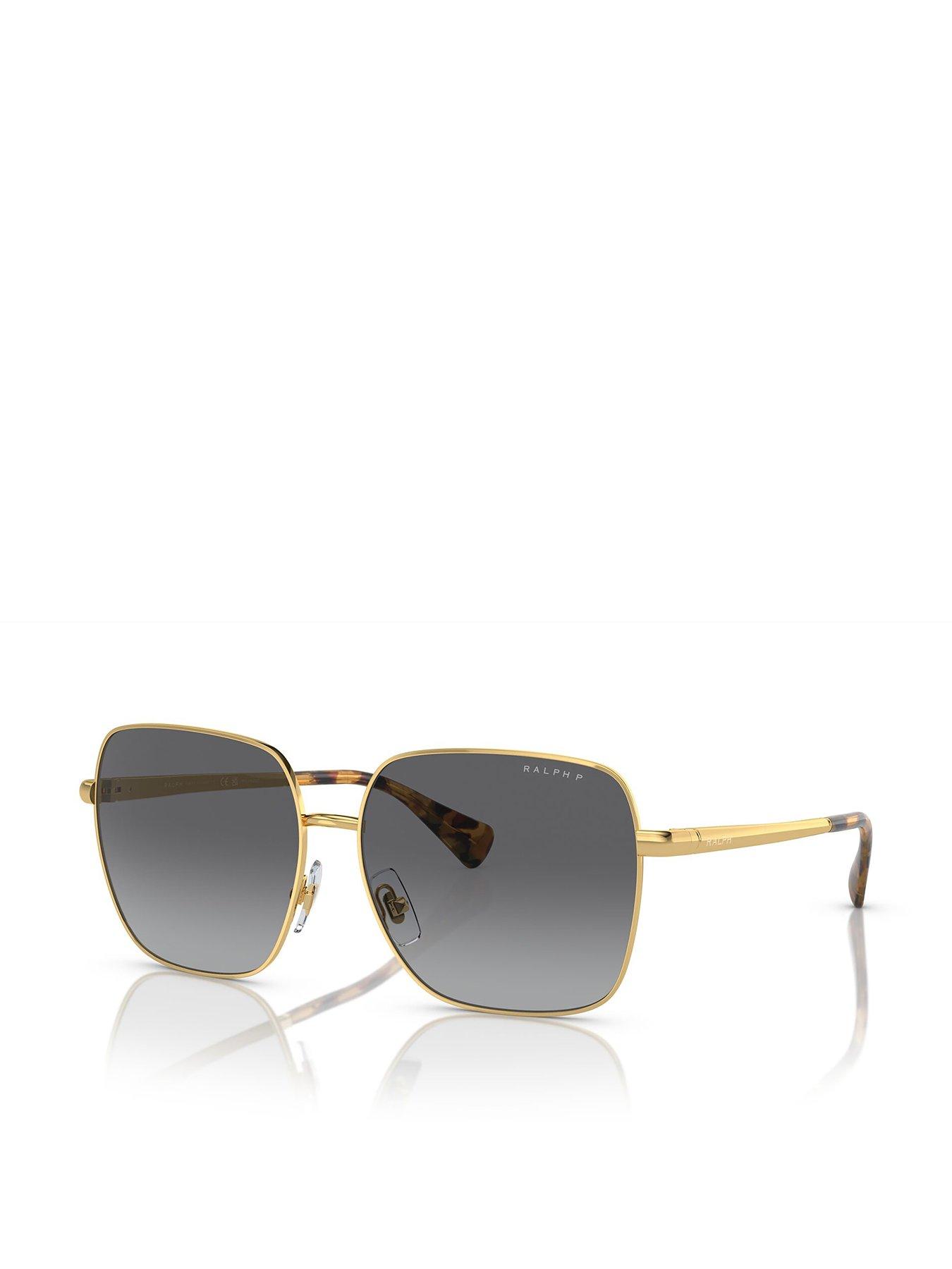 Image 1 of 4 of Ralph Square Sunglasses - Gold