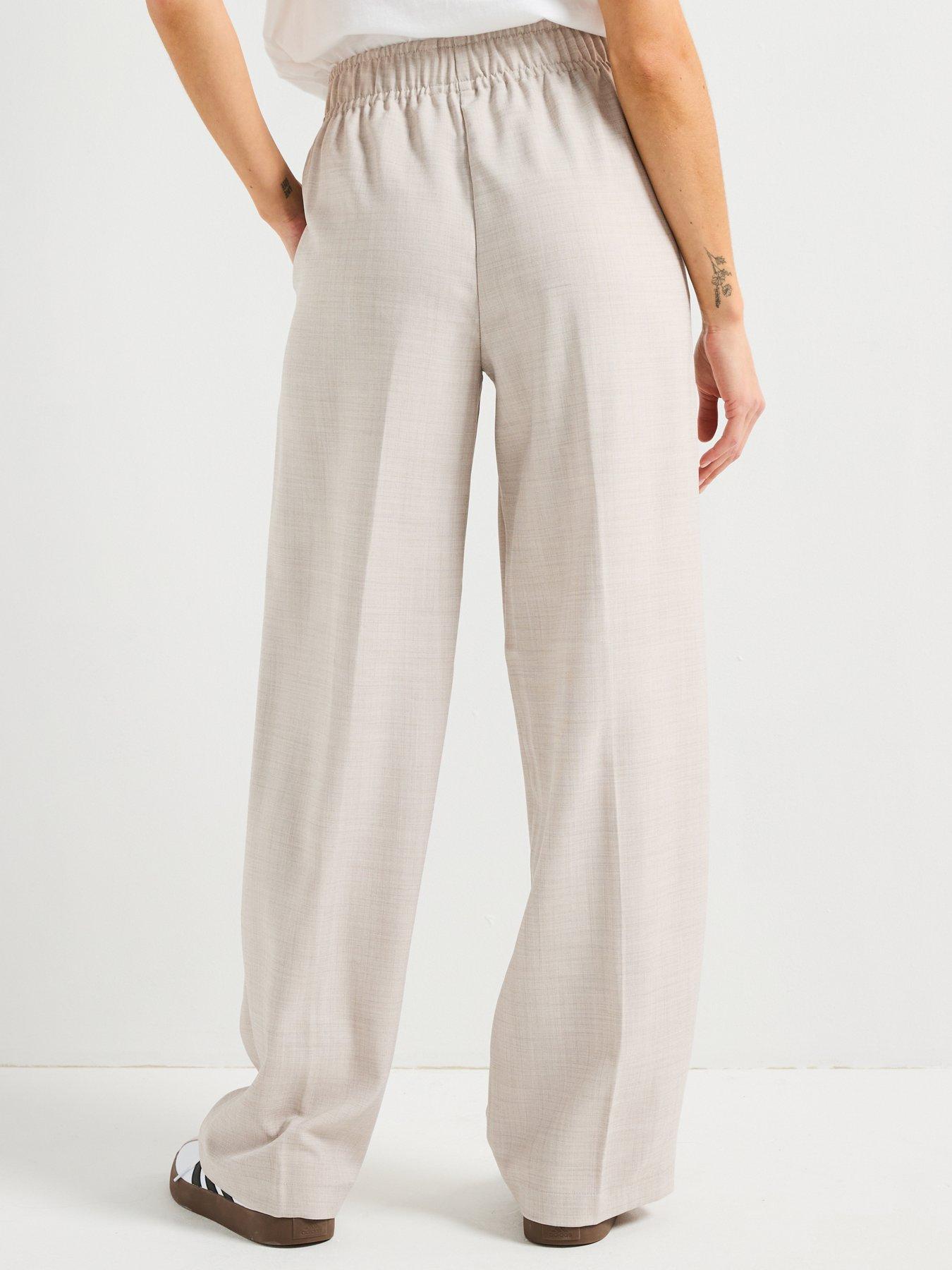Image 2 of 5 of Vero Moda High Rise Loose Trouser - Grey
