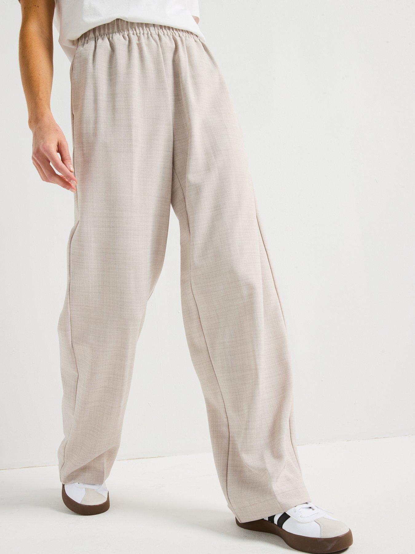 Image 5 of 5 of Vero Moda High Rise Loose Trouser - Grey