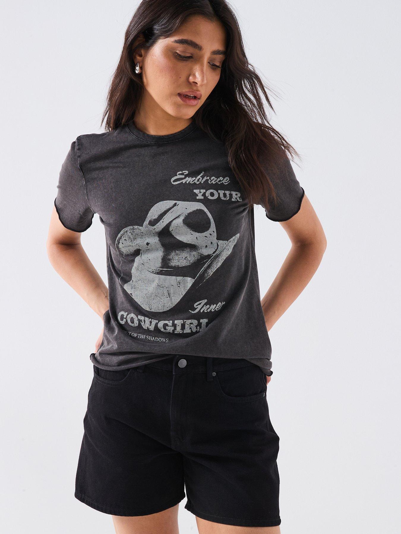 Image of Only Graphic T-Shirt - Black