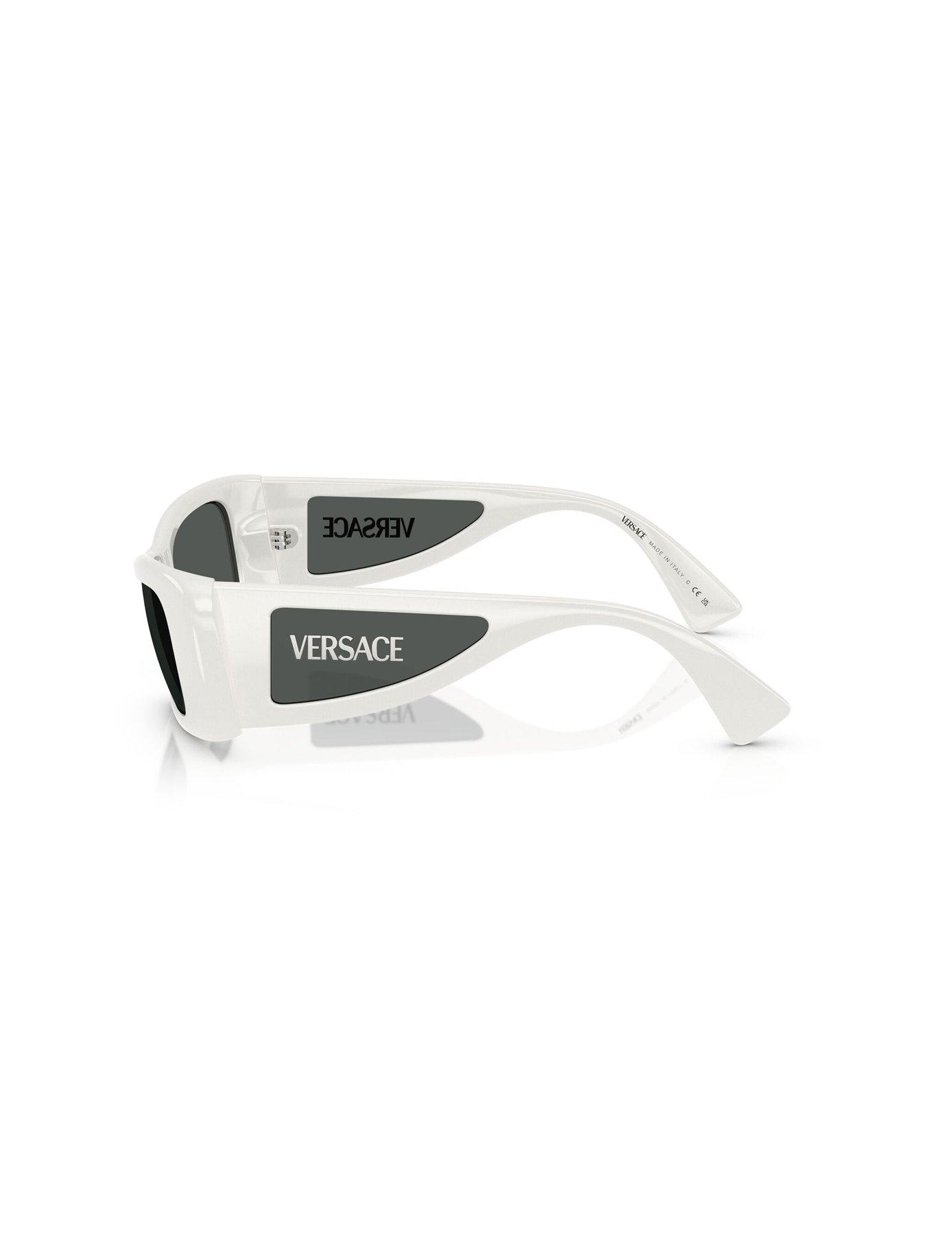 Image 2 of 4 of VERSACE 0Ve4481 Pillow Sunglasses - White