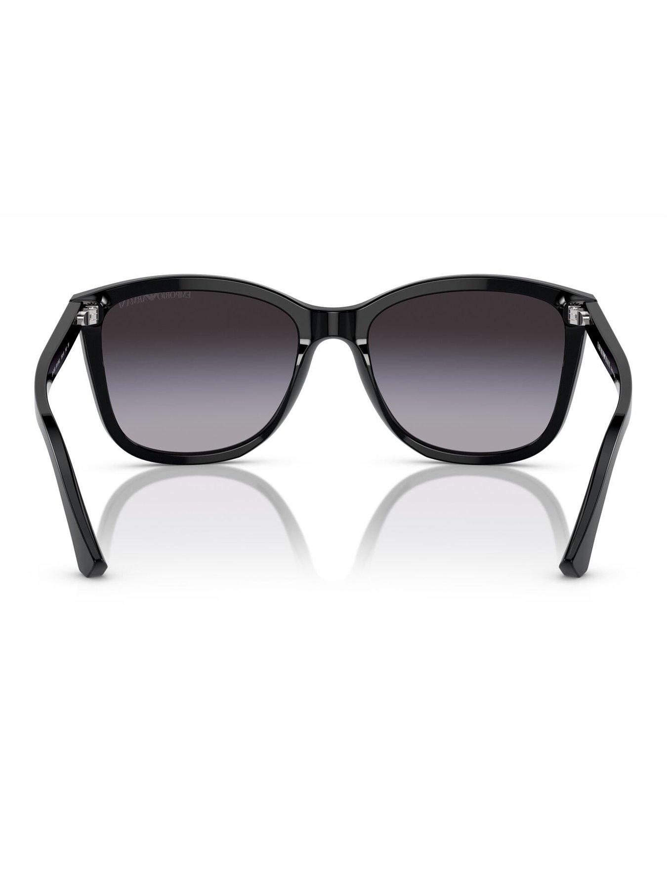 Image 4 of 4 of Emporio Armani 0Ea4060 Square Sunglasses - Black