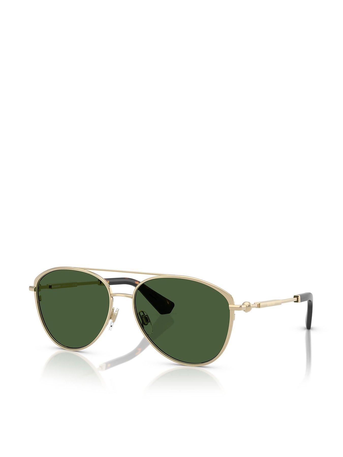 Burberry 0Be3157 Pilot Sunglasses - Gold