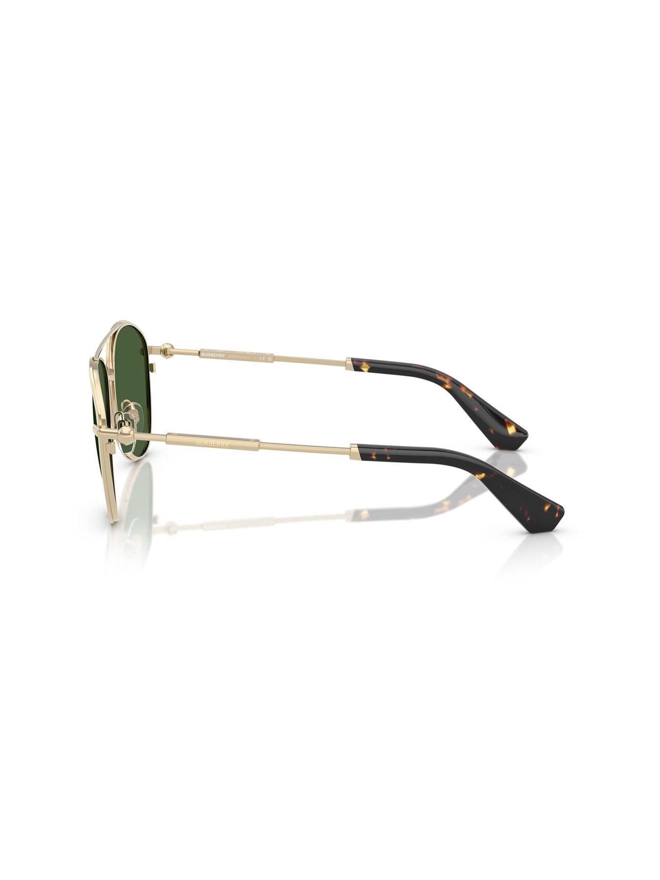 Image 2 of 4 of Burberry 0Be3157 Pilot Sunglasses - Gold