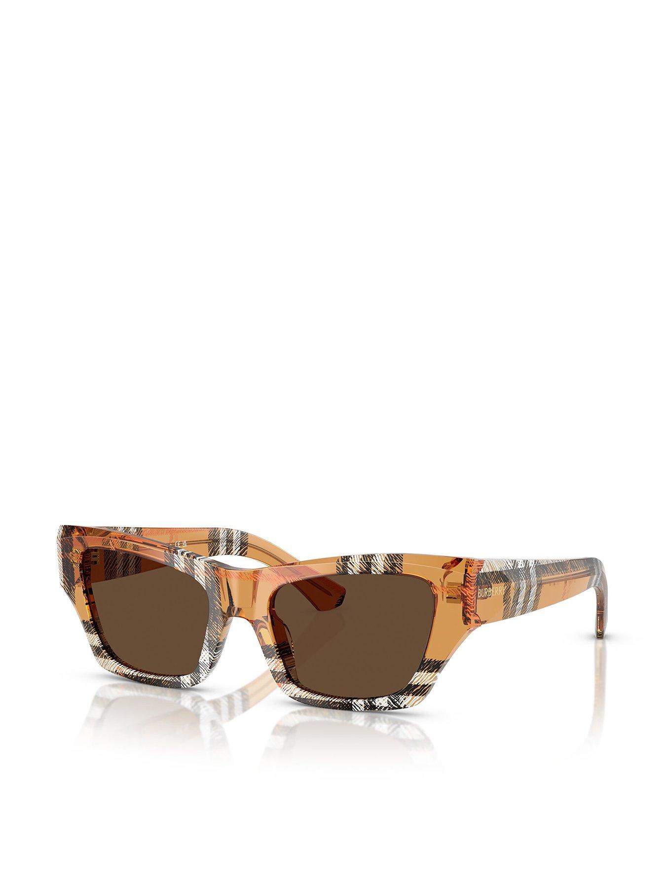 Burberry 0Be4441U Cat Eye Sunglasses - Brown