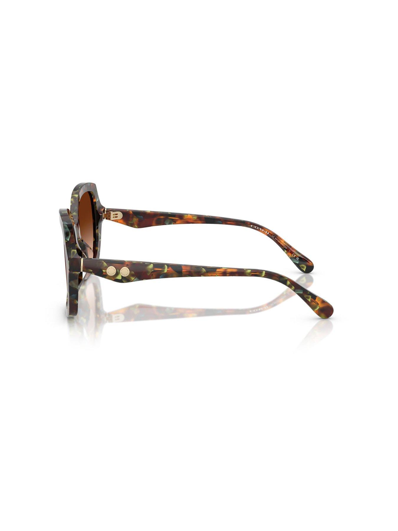 Image 2 of 4 of COACH 0hc8410u Butterfly Sunglasses