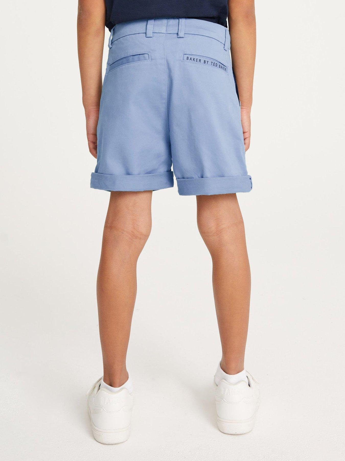 Image 2 of 6 of Ted Baker Boys Chino Shorts - Blue