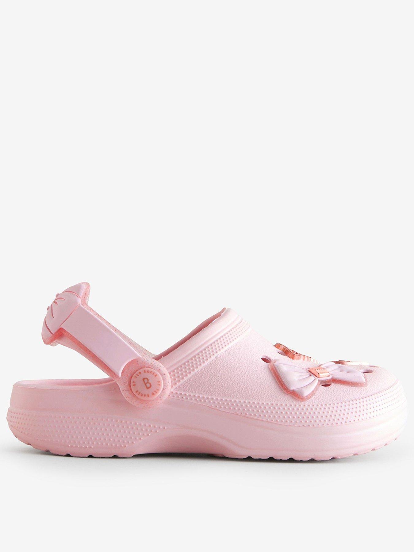 Image 1 of 6 of Ted Baker Bow Detail Sandals - Pink