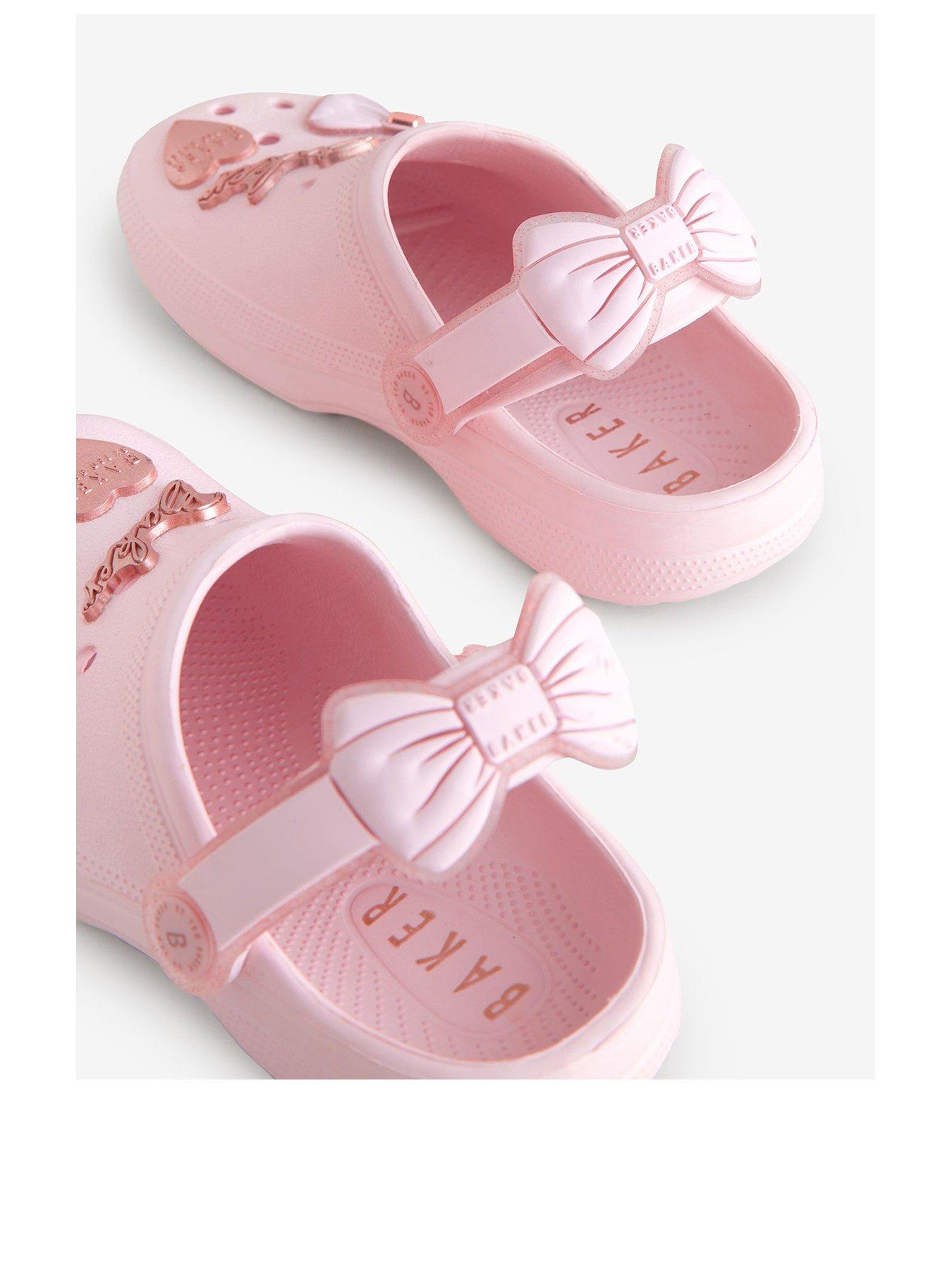 Image 2 of 6 of Ted Baker Bow Detail Sandals - Pink