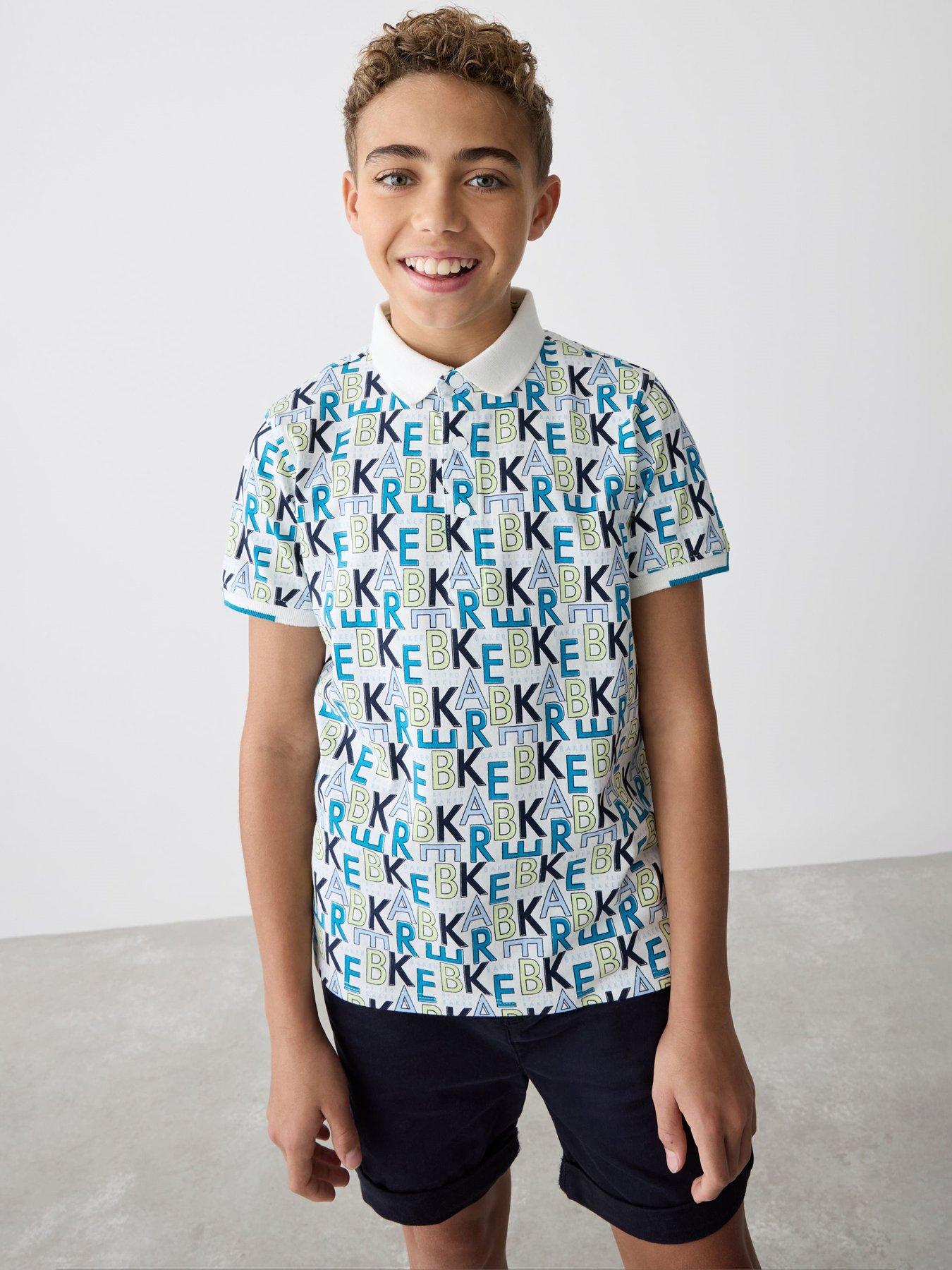 Image of Ted Baker Boys Short Sleeve Polo Shirt - White